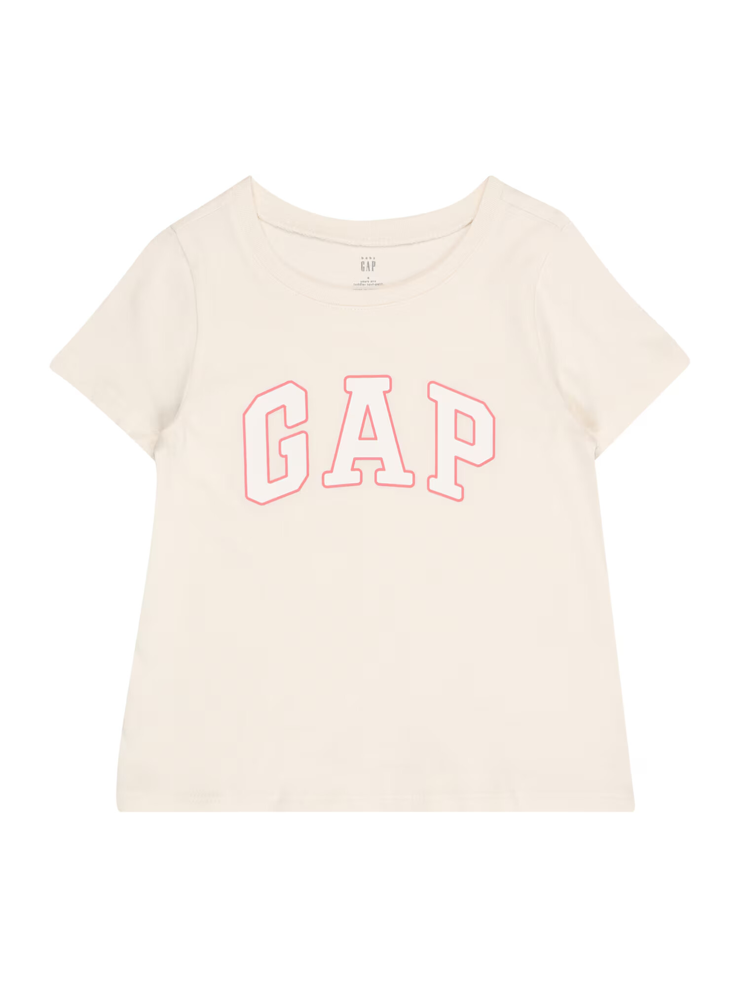 GAP Tricou roz / alb / alb murdar - Pled.ro