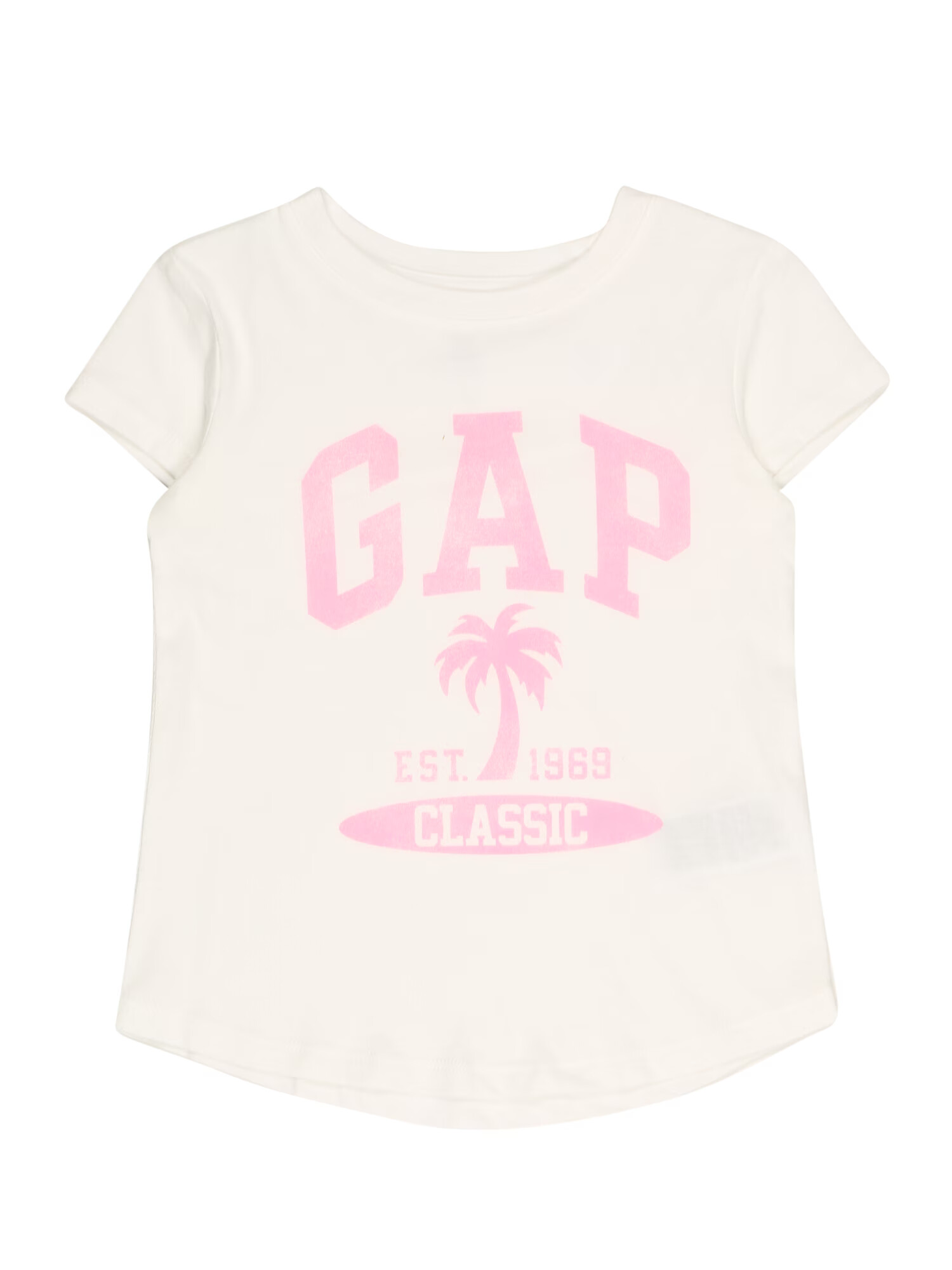 GAP Tricou roz / alb murdar - Pled.ro