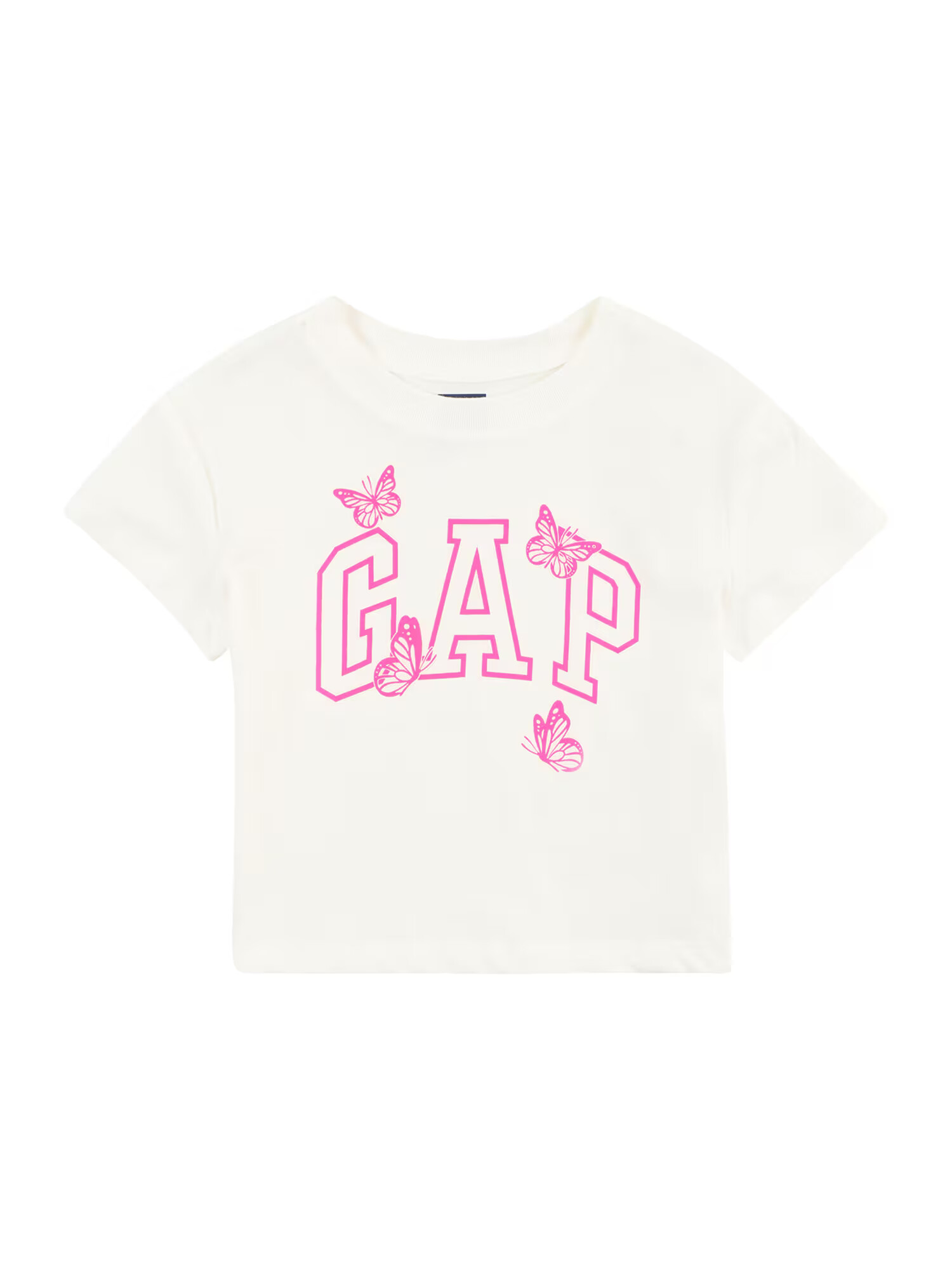 GAP Tricou roz / alb murdar - Pled.ro