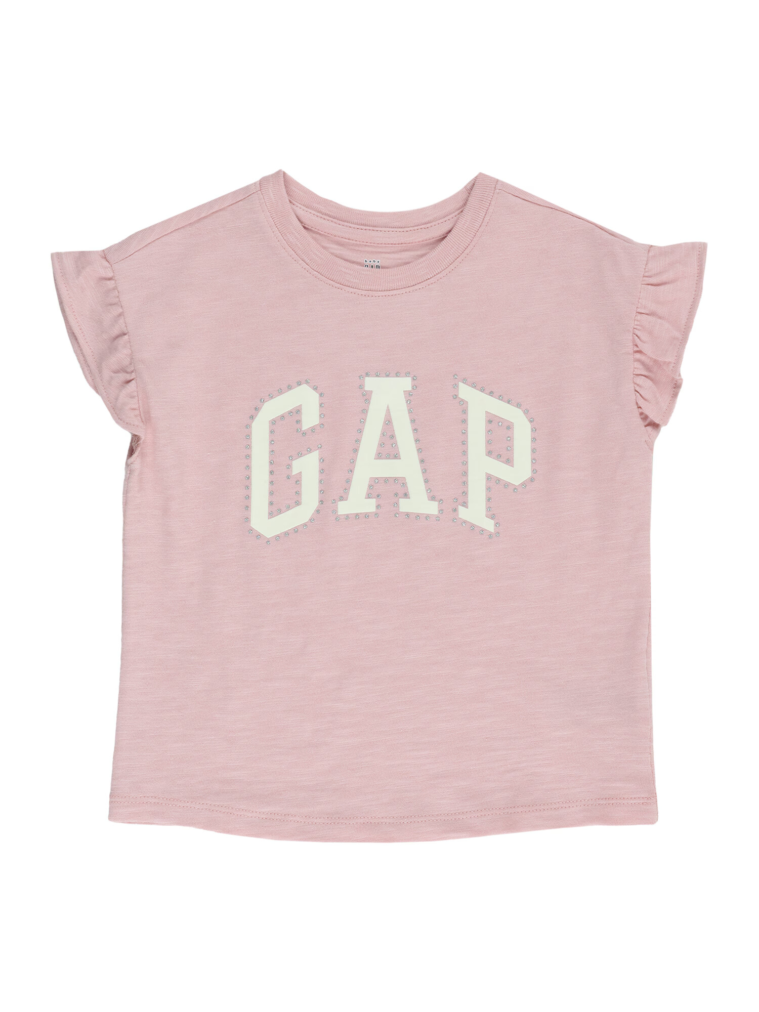 GAP Tricou roz pal / alb - Pled.ro