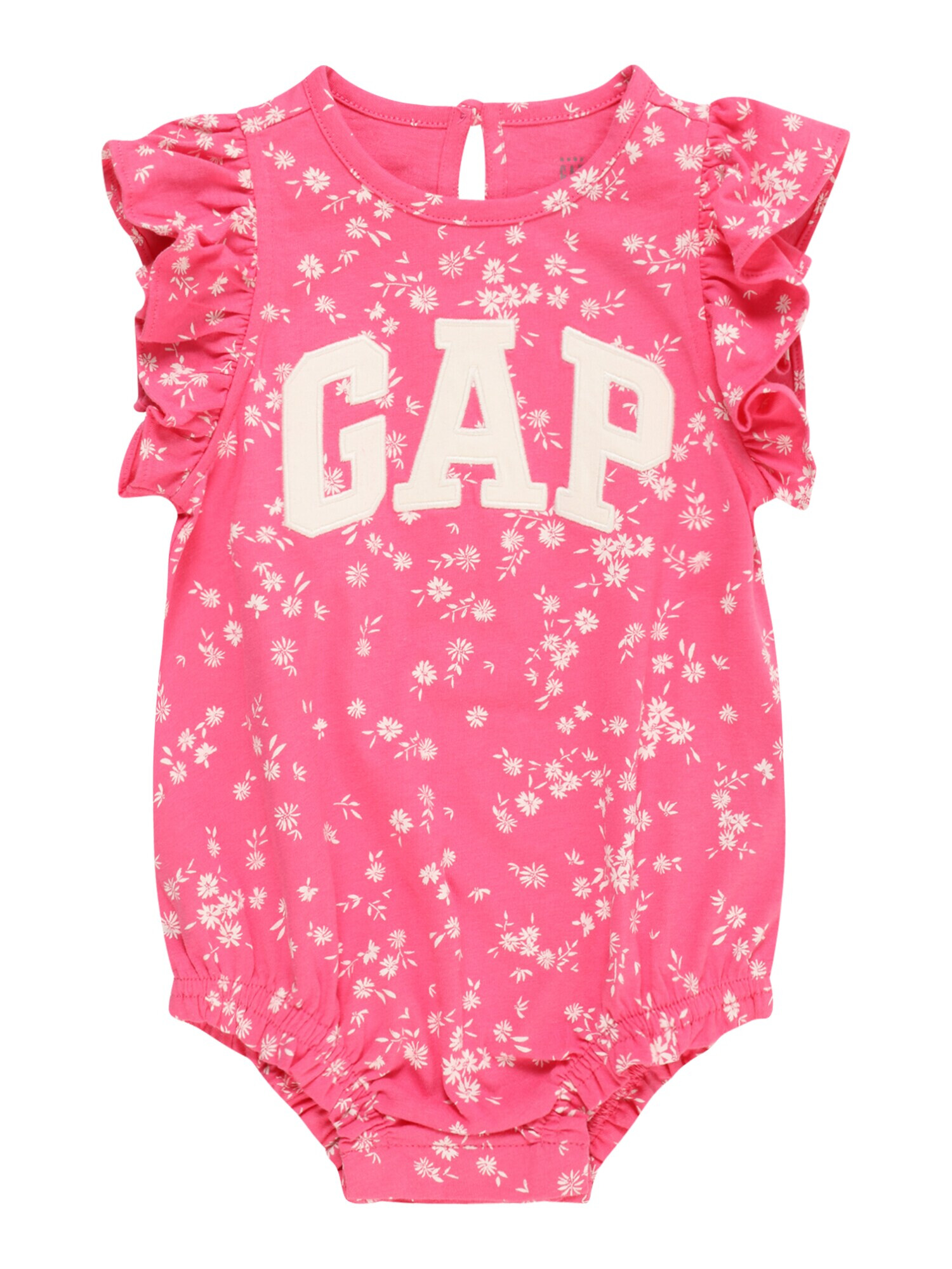 GAP Tricou roz pitaya / alb - Pled.ro