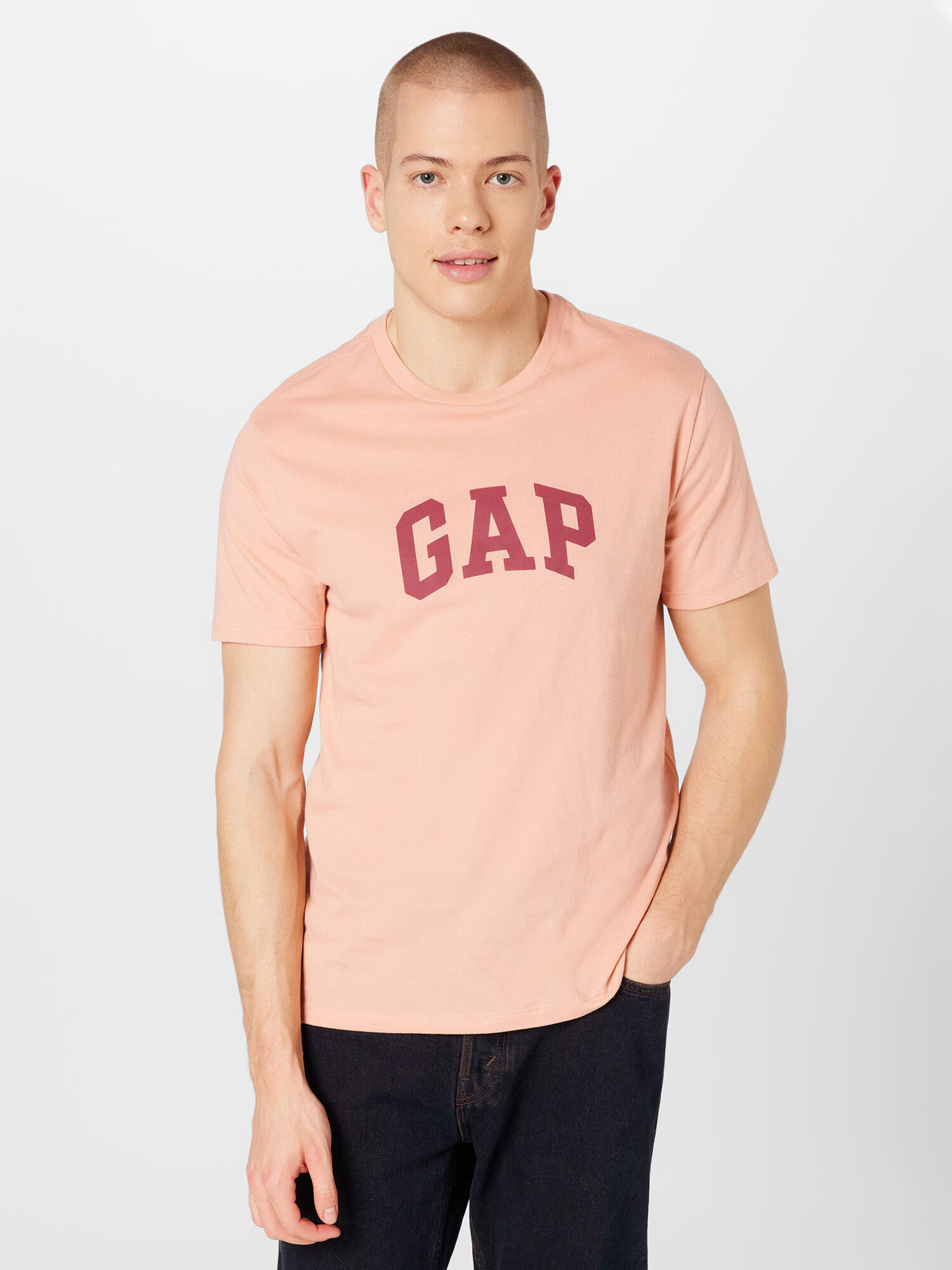 GAP Tricou roz pitaya / roz pudră - Pled.ro