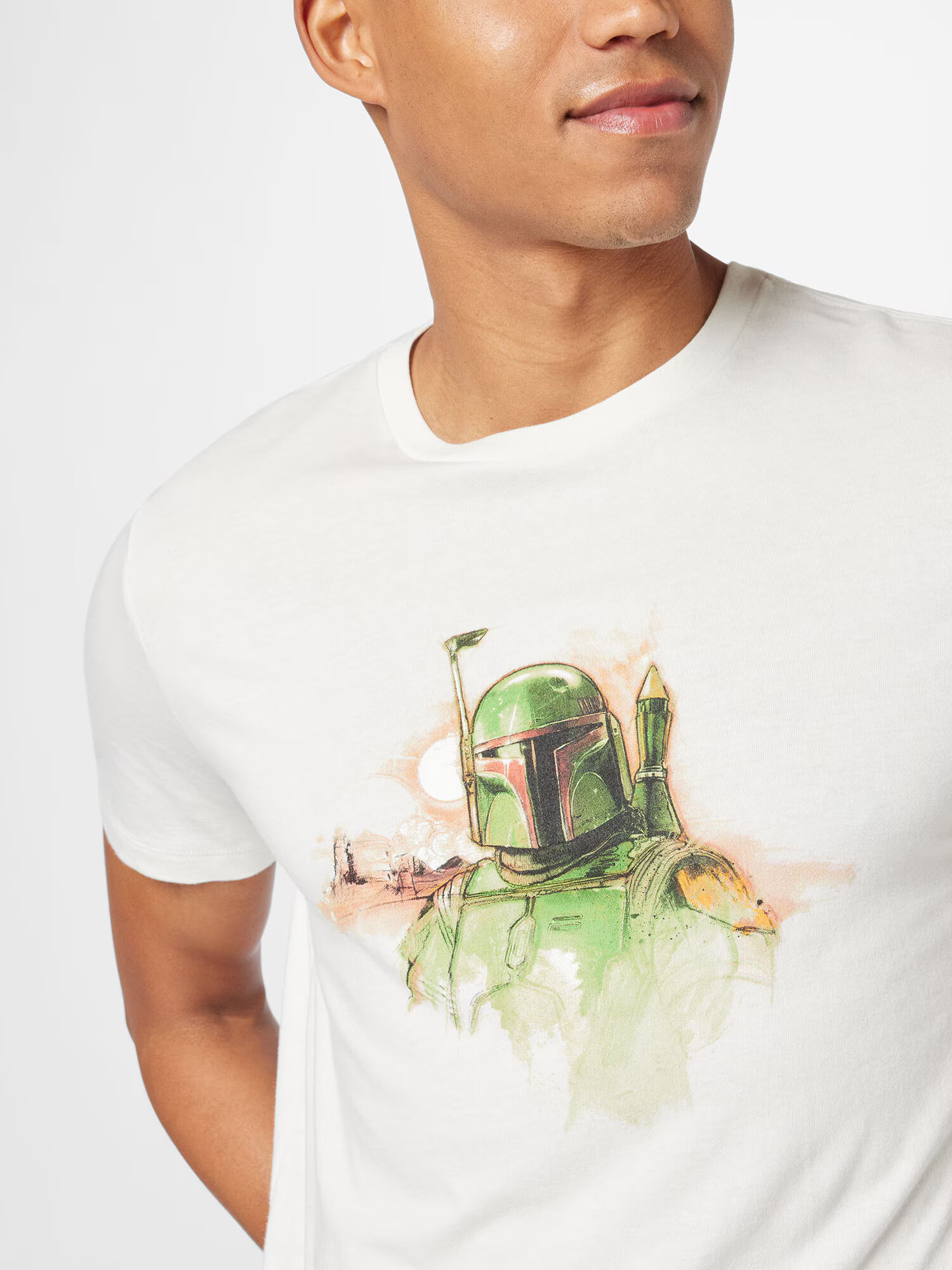 GAP Tricou 'STAR WARS' verde / portocaliu / alb - Pled.ro