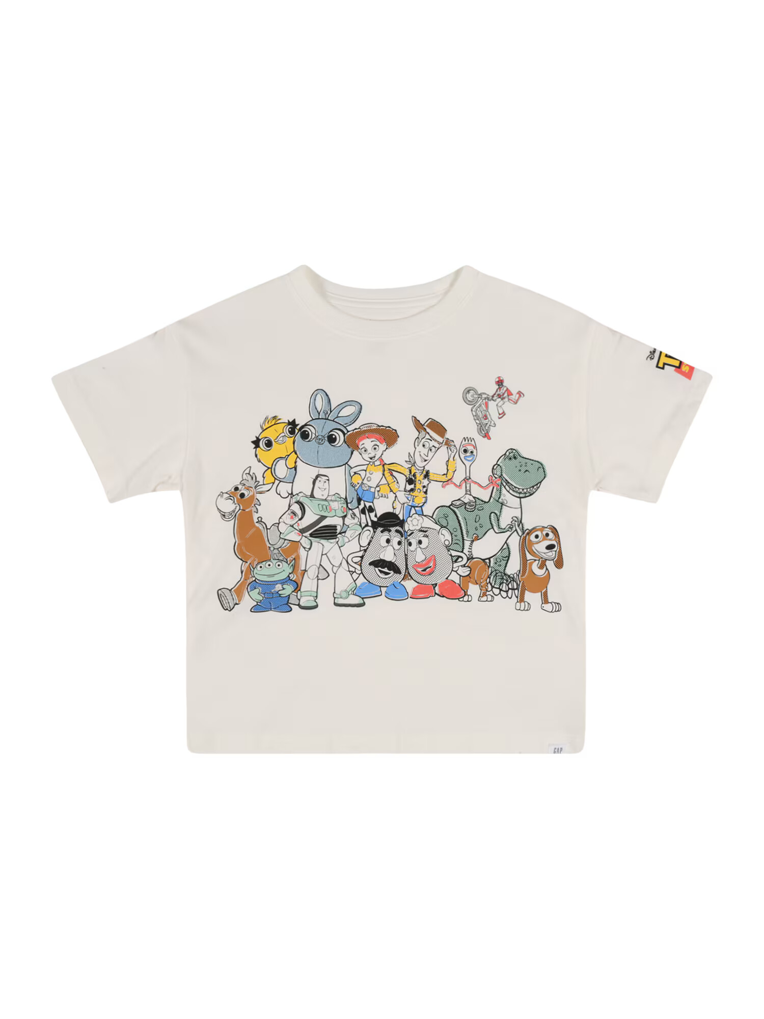 GAP Tricou 'TOY STORY' maro / mai multe culori / negru / alb murdar - Pled.ro