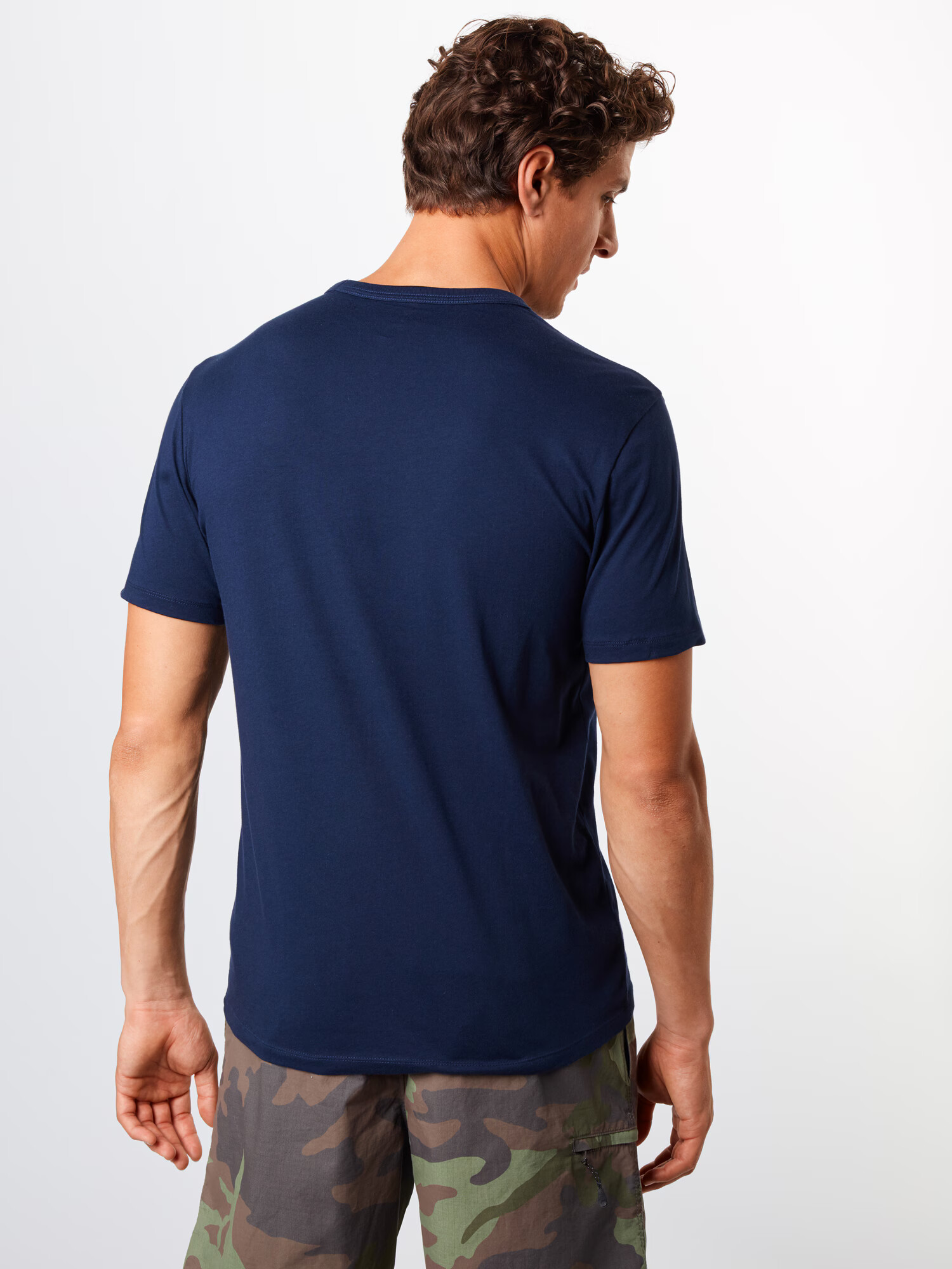 GAP Tricou 'V-SS CAMO ARCH LOGO TEE' bleumarin - Pled.ro