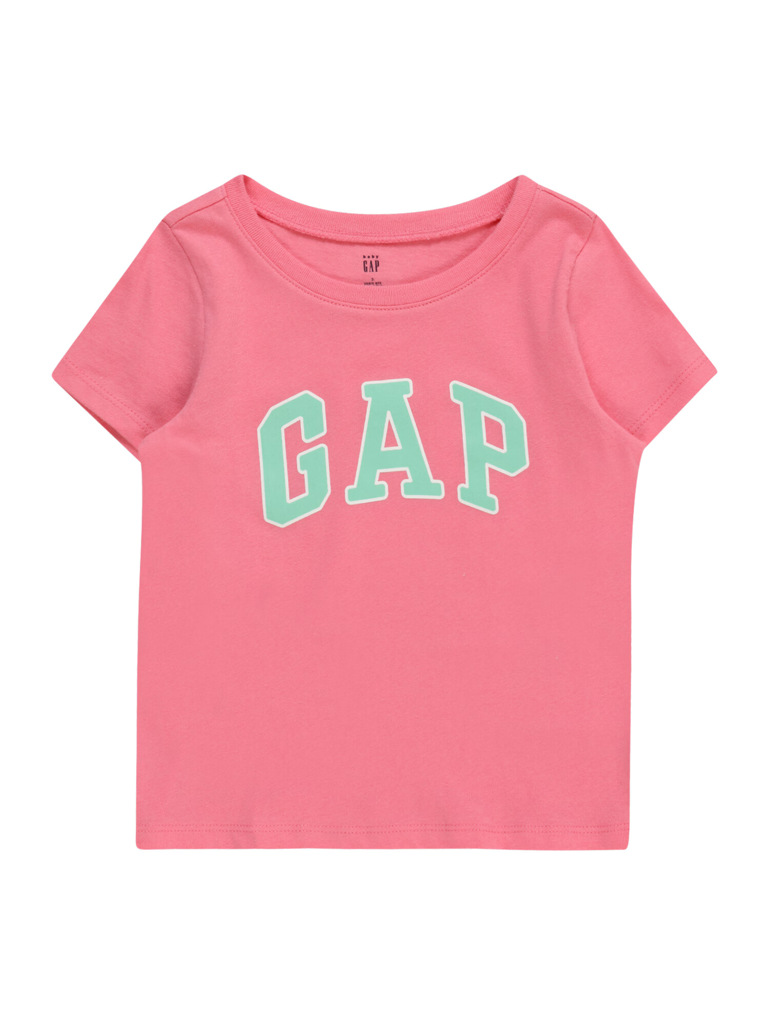 GAP Tricou verde deschis / corai / alb murdar - Pled.ro