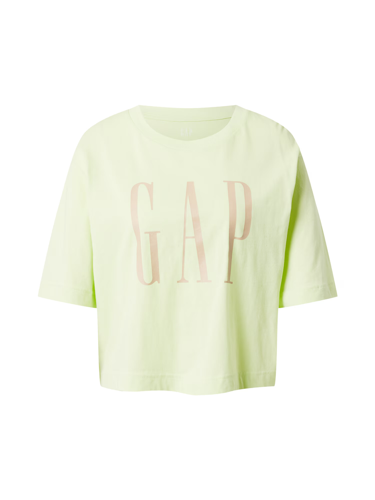 GAP Tricou verde deschis / portocaliu pastel - Pled.ro