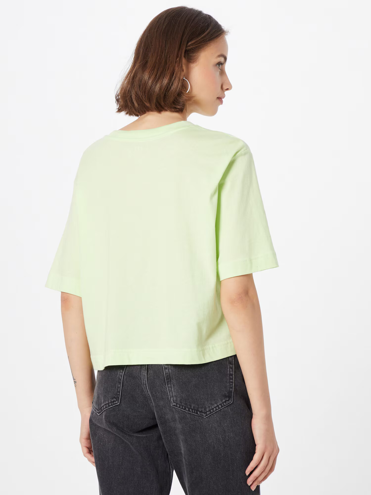 GAP Tricou verde deschis / portocaliu pastel - Pled.ro