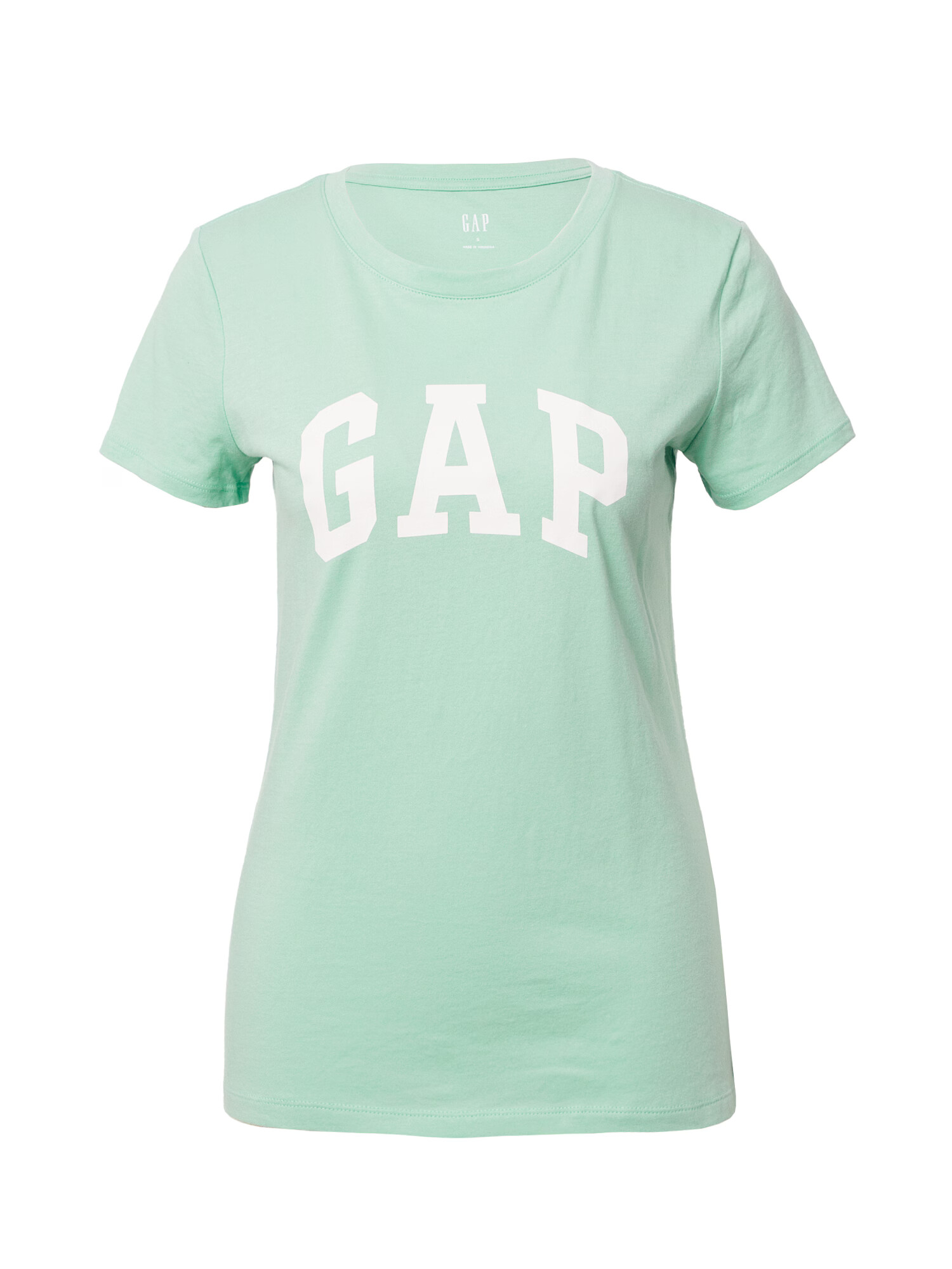 Gap Petite Tricou verde mentă / alb - Pled.ro