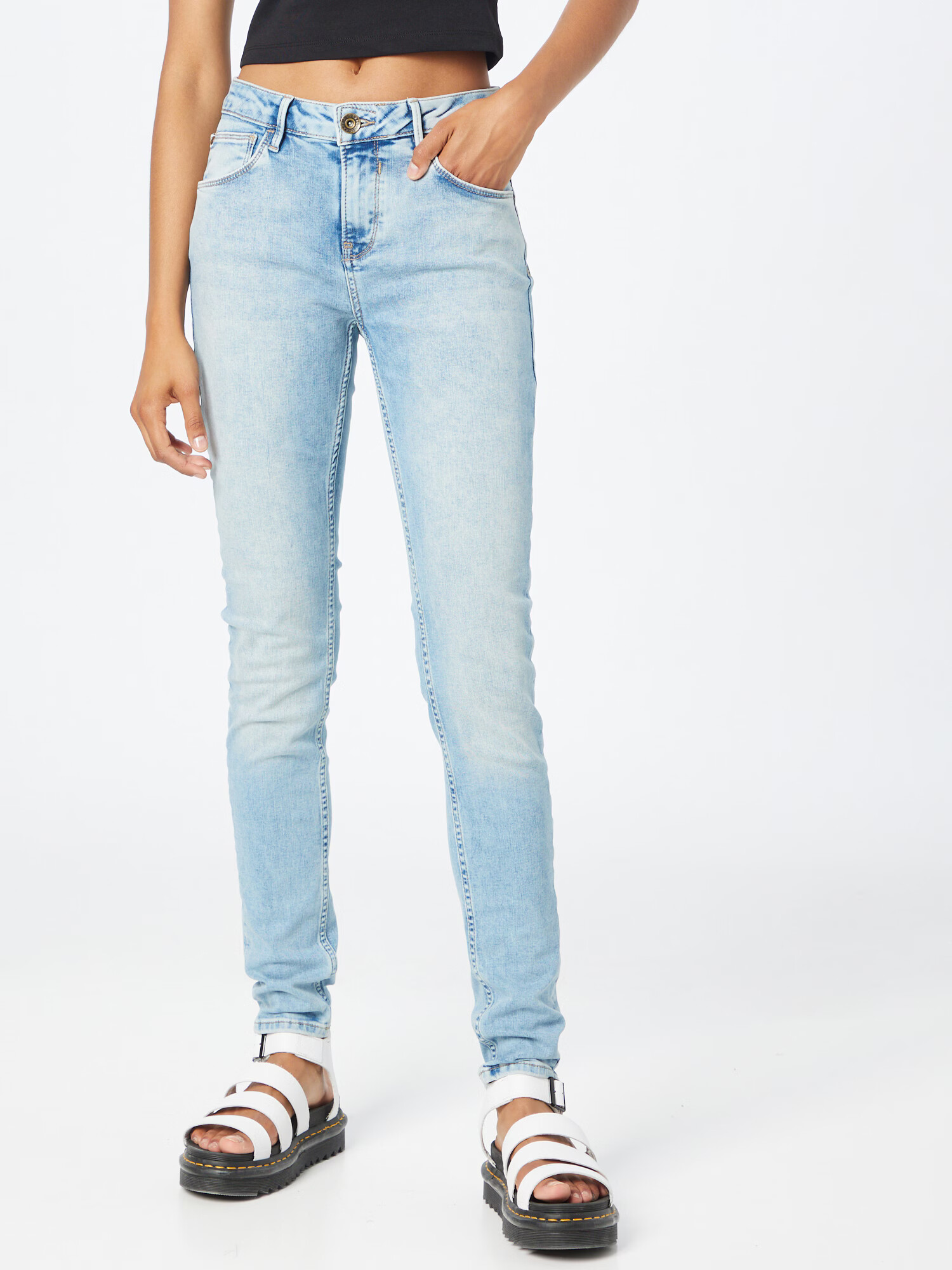 GARCIA Jeans 'Celia' albastru deschis - Pled.ro