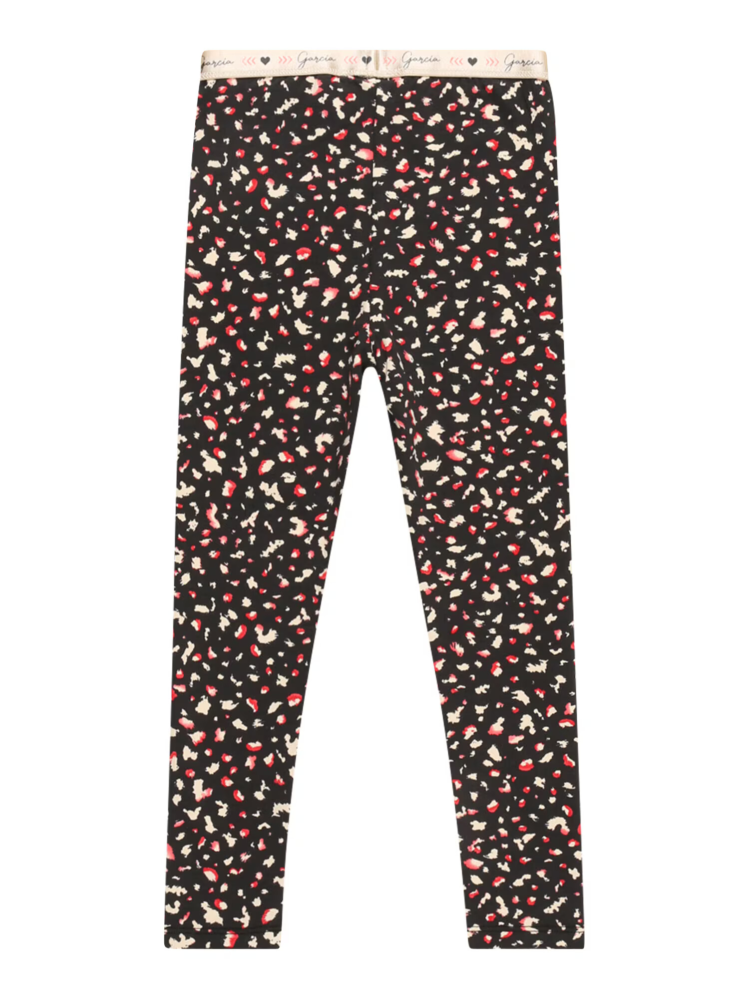 GARCIA Leggings bej / gri metalic / roșu - Pled.ro