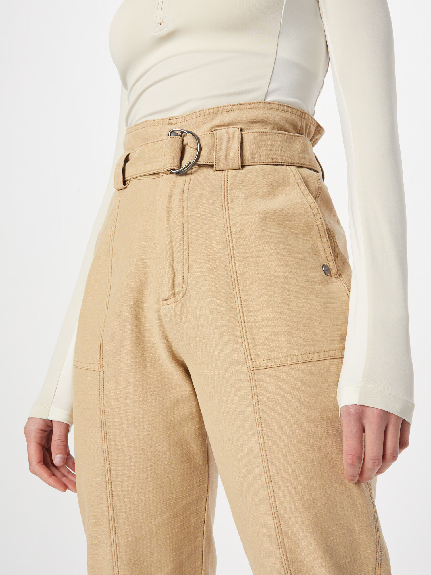 GARCIA Pantaloni maro deschis - Pled.ro