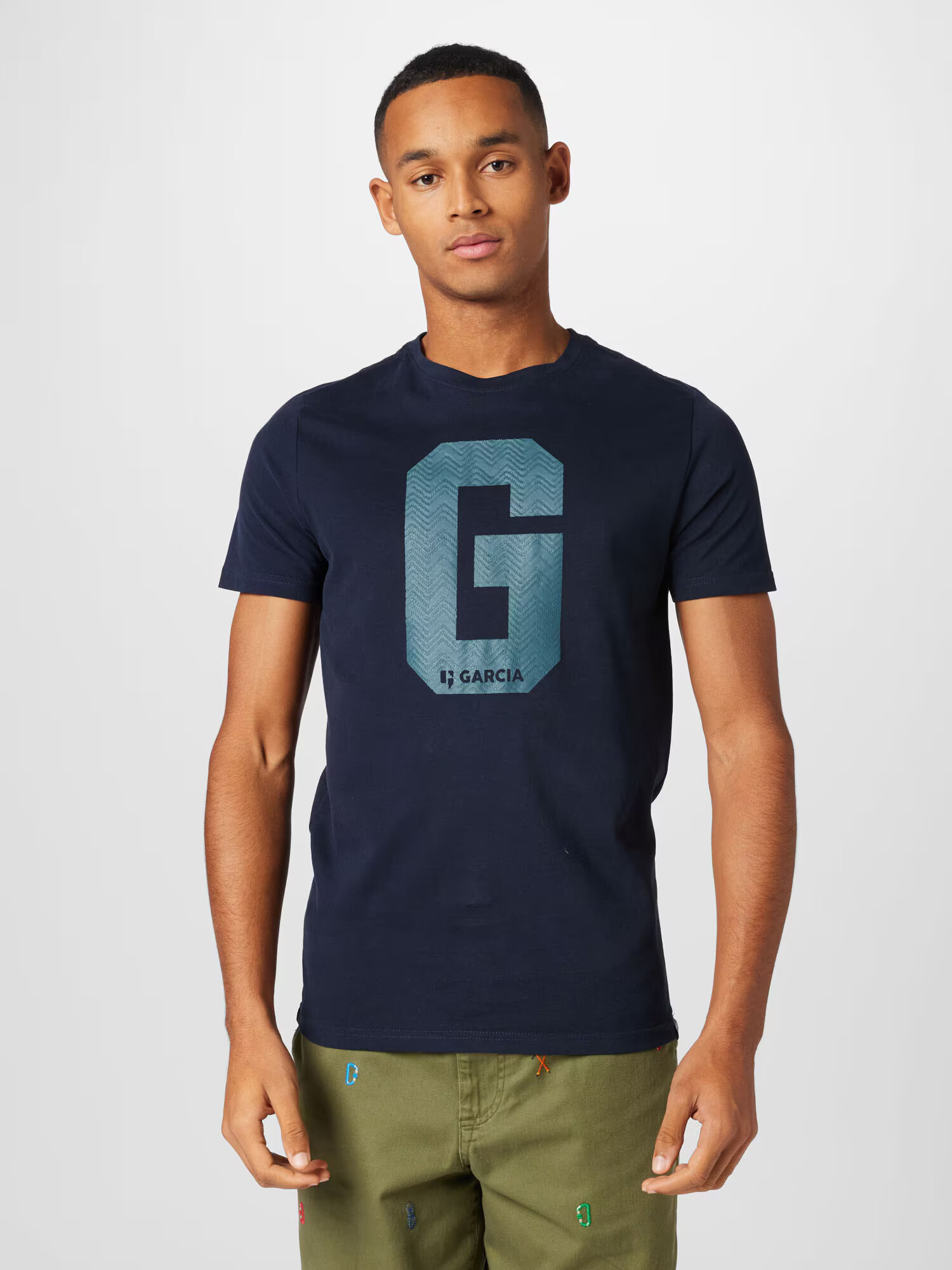 GARCIA Tricou albastru marin / bleumarin - Pled.ro