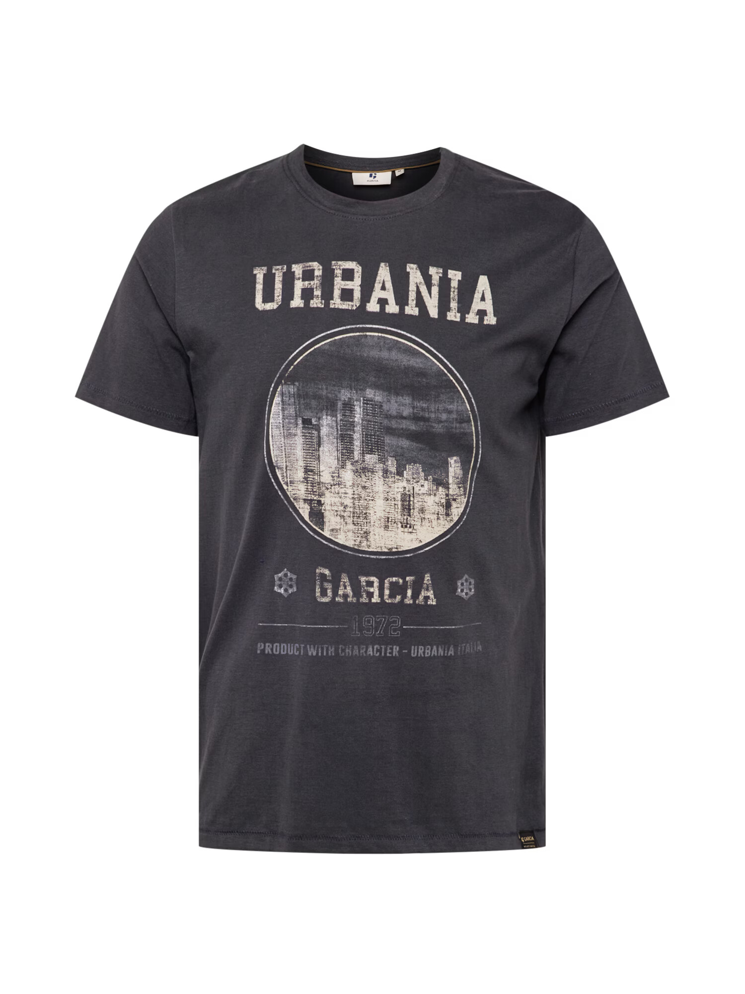 GARCIA Tricou crem / gri / gri metalic - Pled.ro