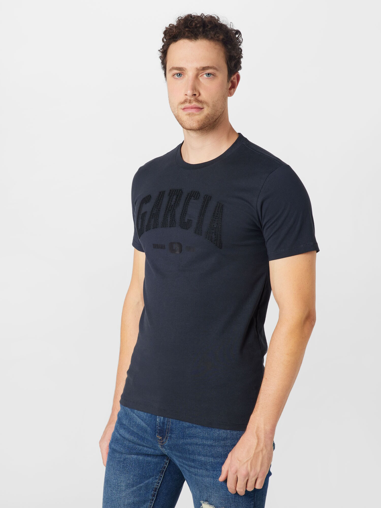 GARCIA Tricou gri bazalt / negru - Pled.ro