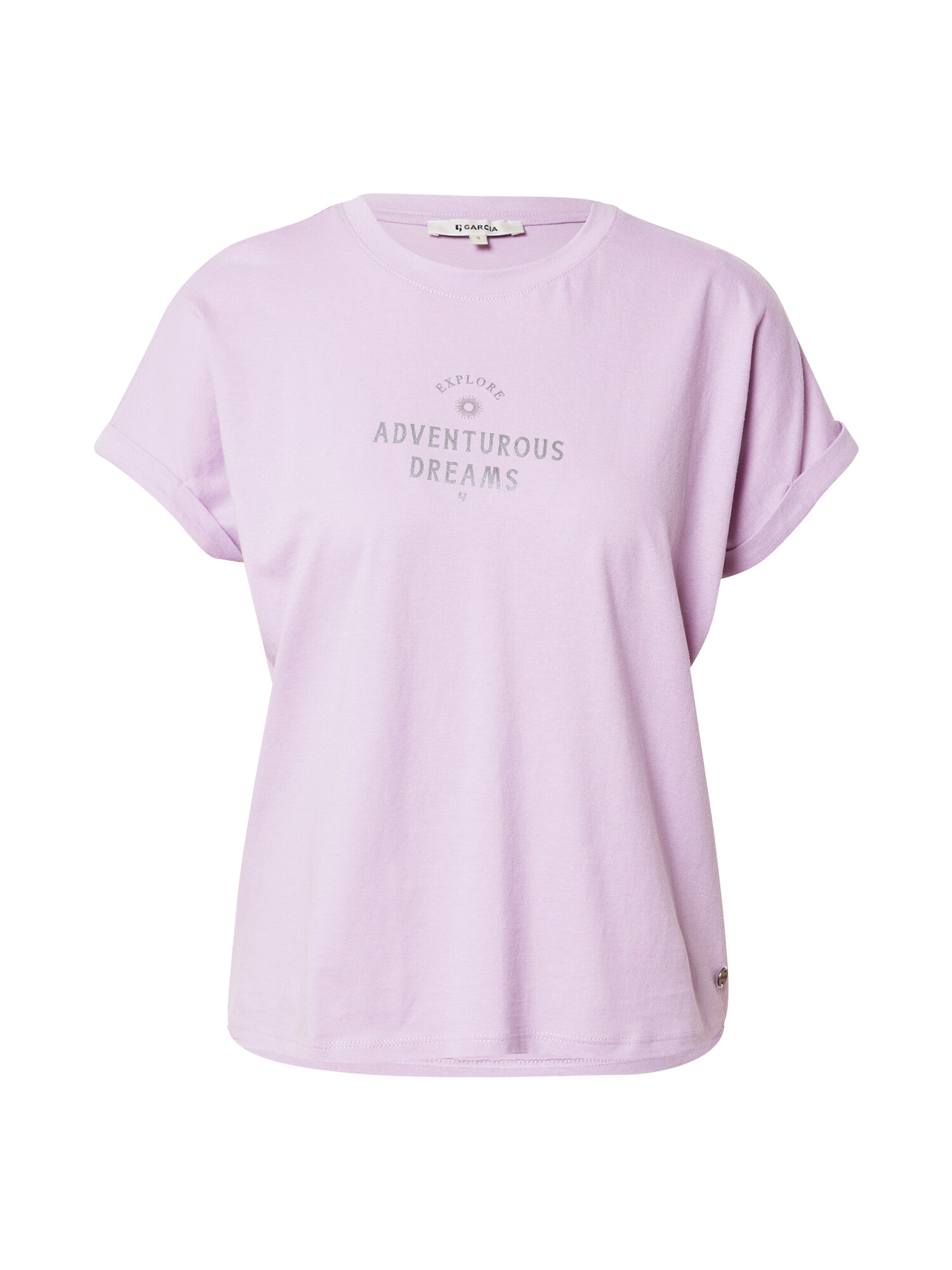 GARCIA Tricou mov liliachiu / mov pastel - Pled.ro