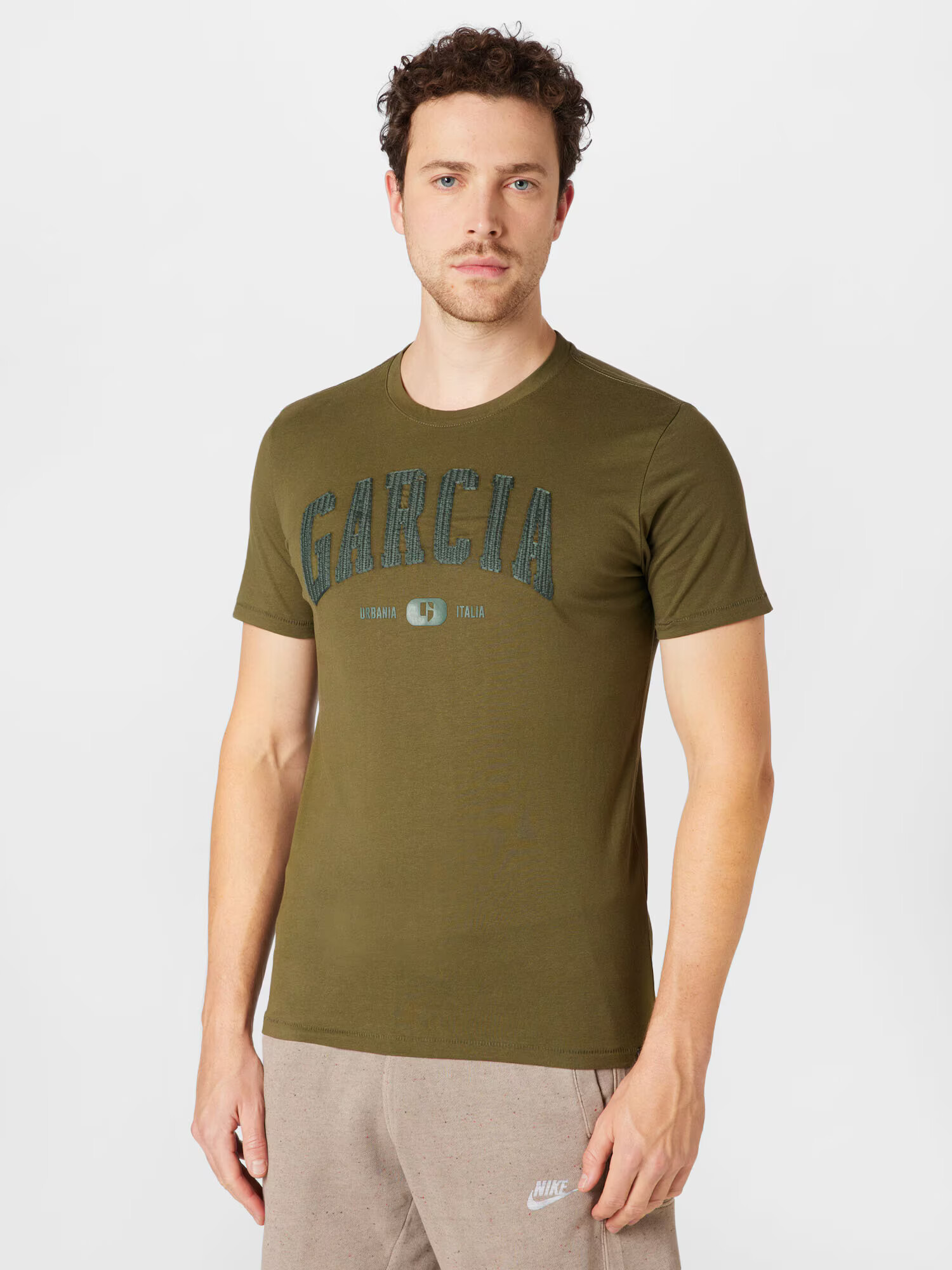 GARCIA Tricou oliv / verde închis - Pled.ro