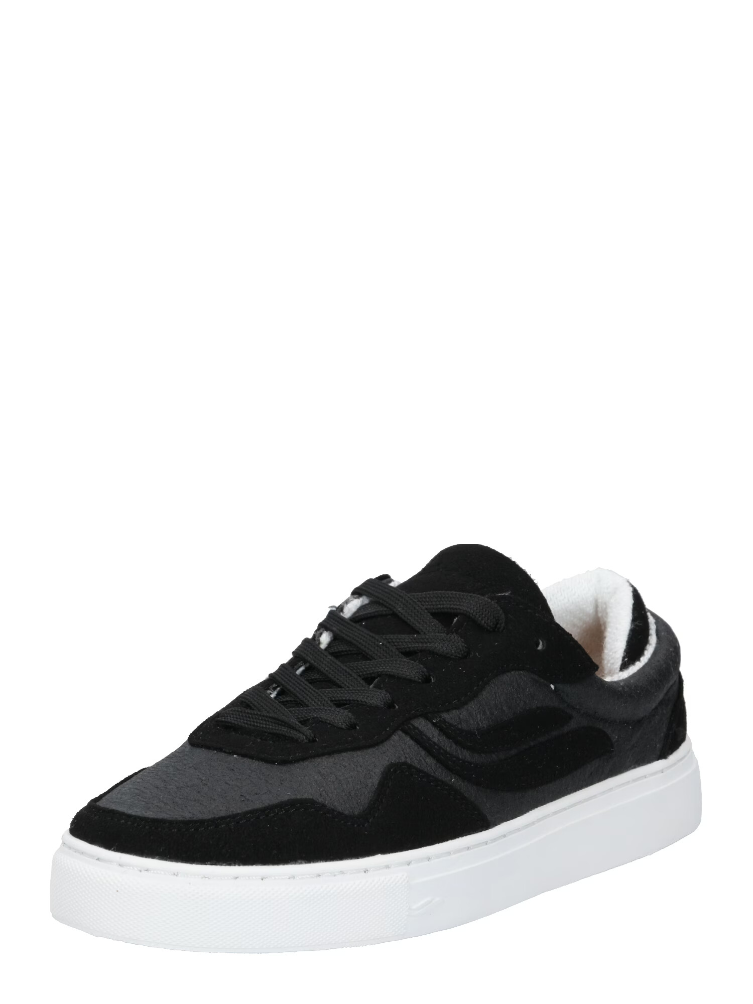 GENESIS Sneaker low 'G-Soley Pinatex' gri închis / negru - Pled.ro