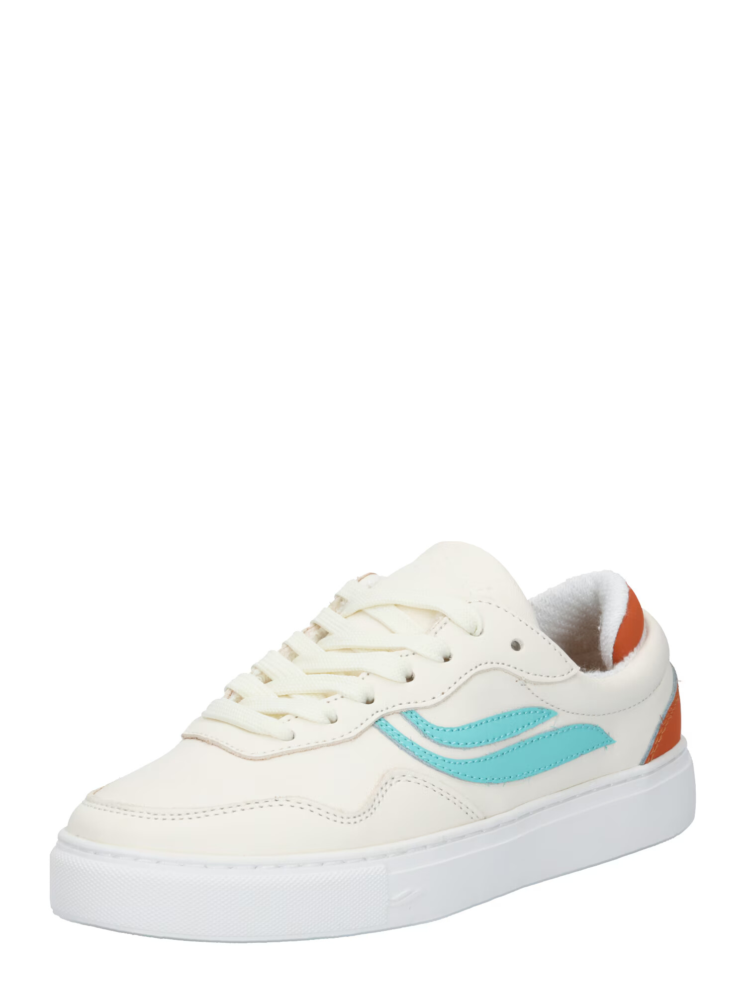 GENESIS Sneaker low 'G-Soley' turcoaz / portocaliu / alb - Pled.ro