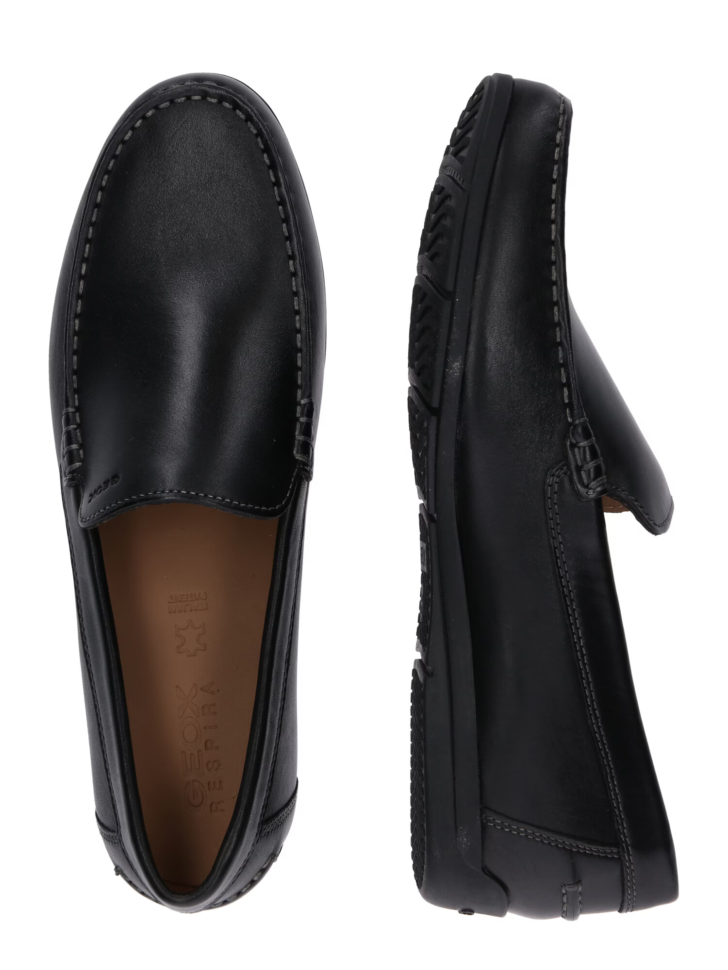 GEOX Mocasini 'Sirion' negru - Pled.ro