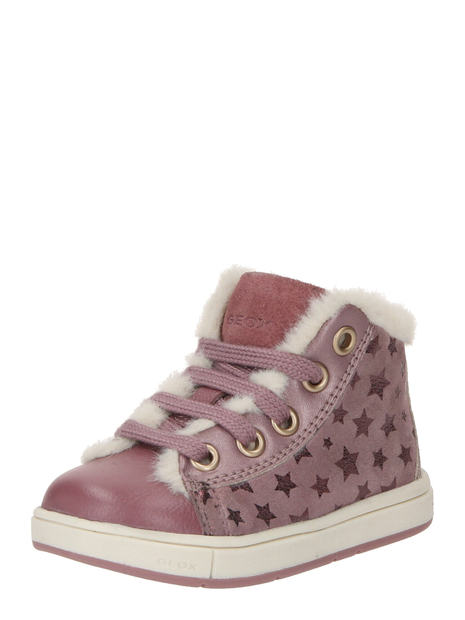 GEOX Sneaker 'B TROTTOLA G.D - GO.SU+PEA.SY' roz pal / roșu burgundy - Pled.ro