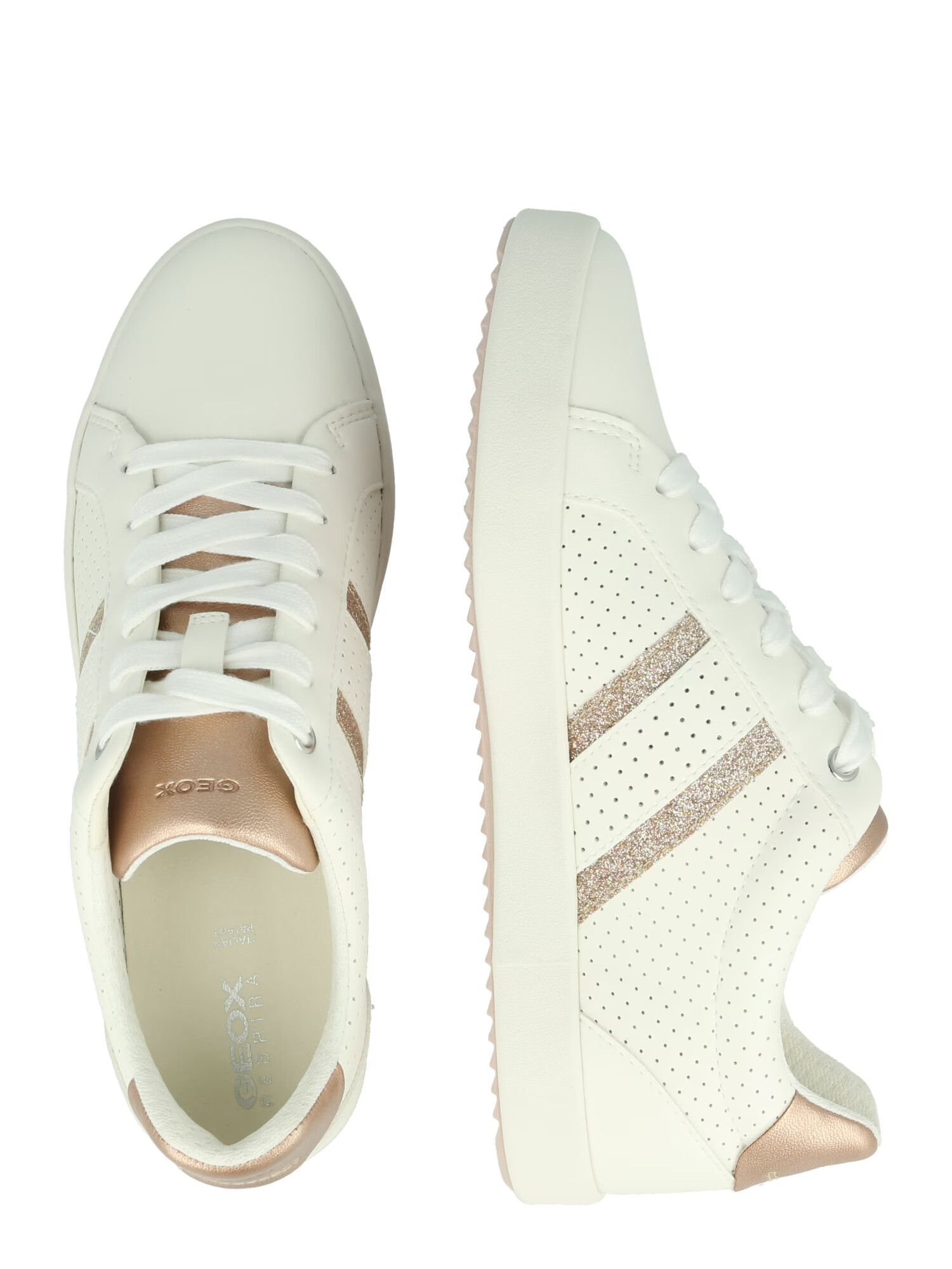 GEOX Sneaker low 'Blomiee' auriu / alb - Pled.ro