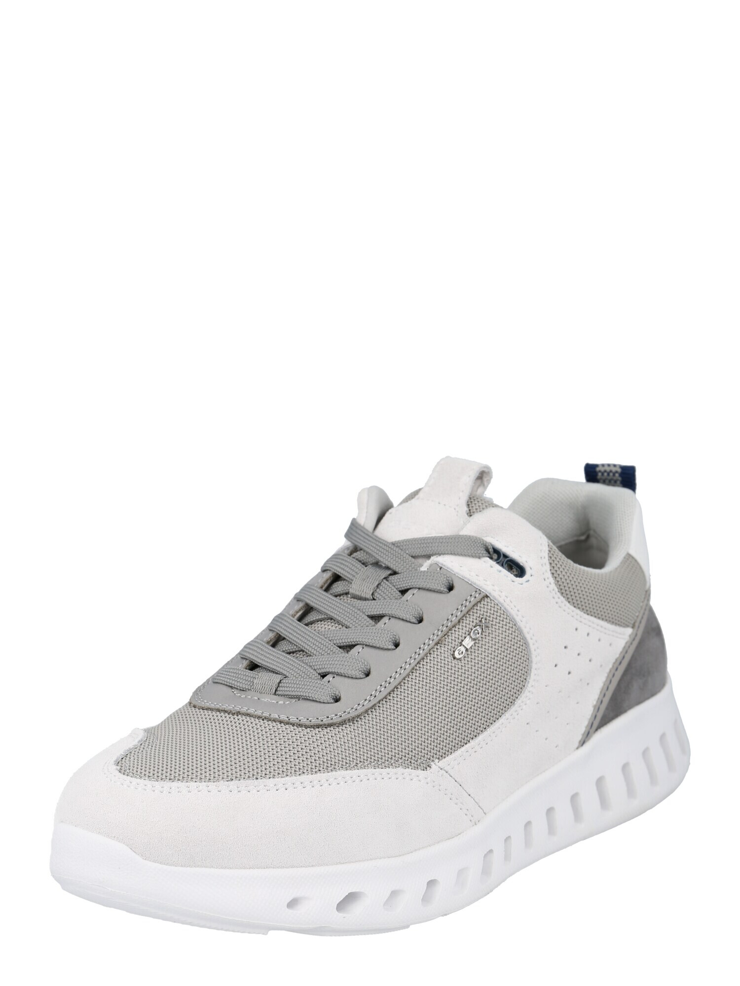 GEOX Sneaker low 'Outstream' gri / argintiu / alb - Pled.ro