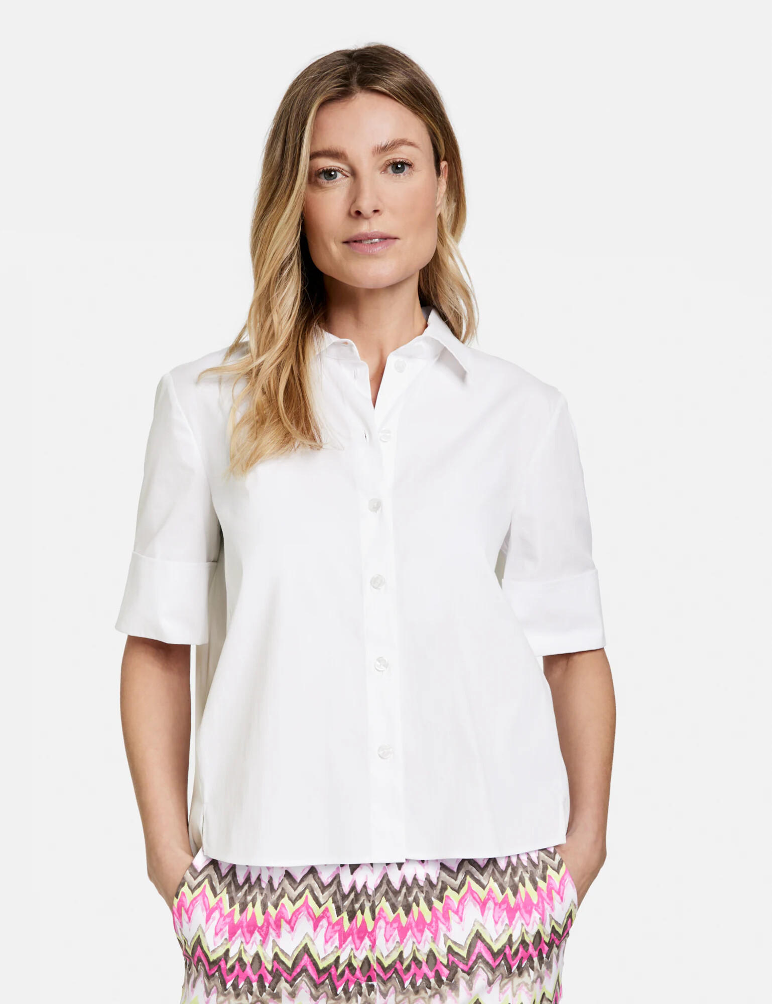 GERRY WEBER Bluză alb - Pled.ro