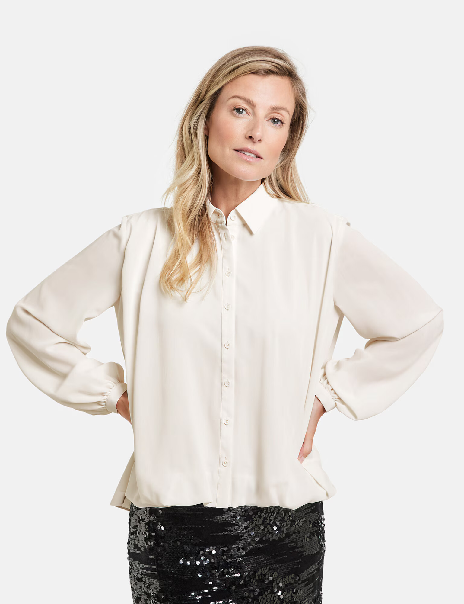 GERRY WEBER Bluză crem - Pled.ro