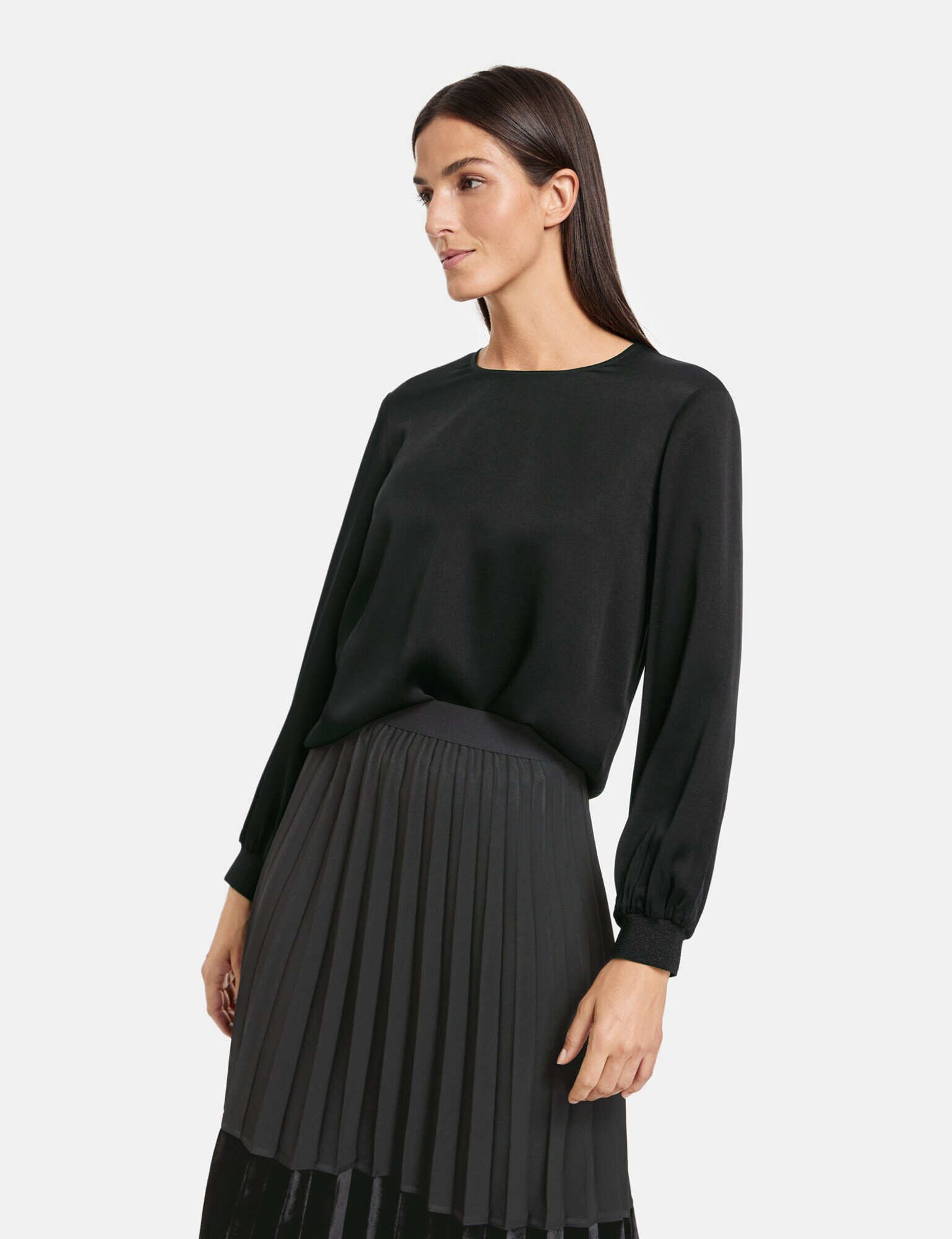 GERRY WEBER Bluză negru amestecat - Pled.ro