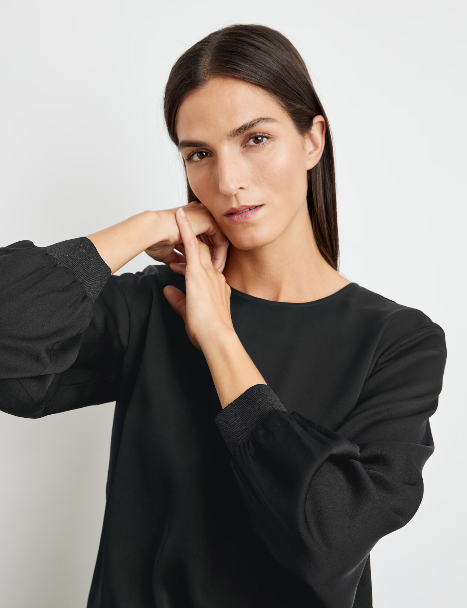 GERRY WEBER Bluză negru amestecat - Pled.ro