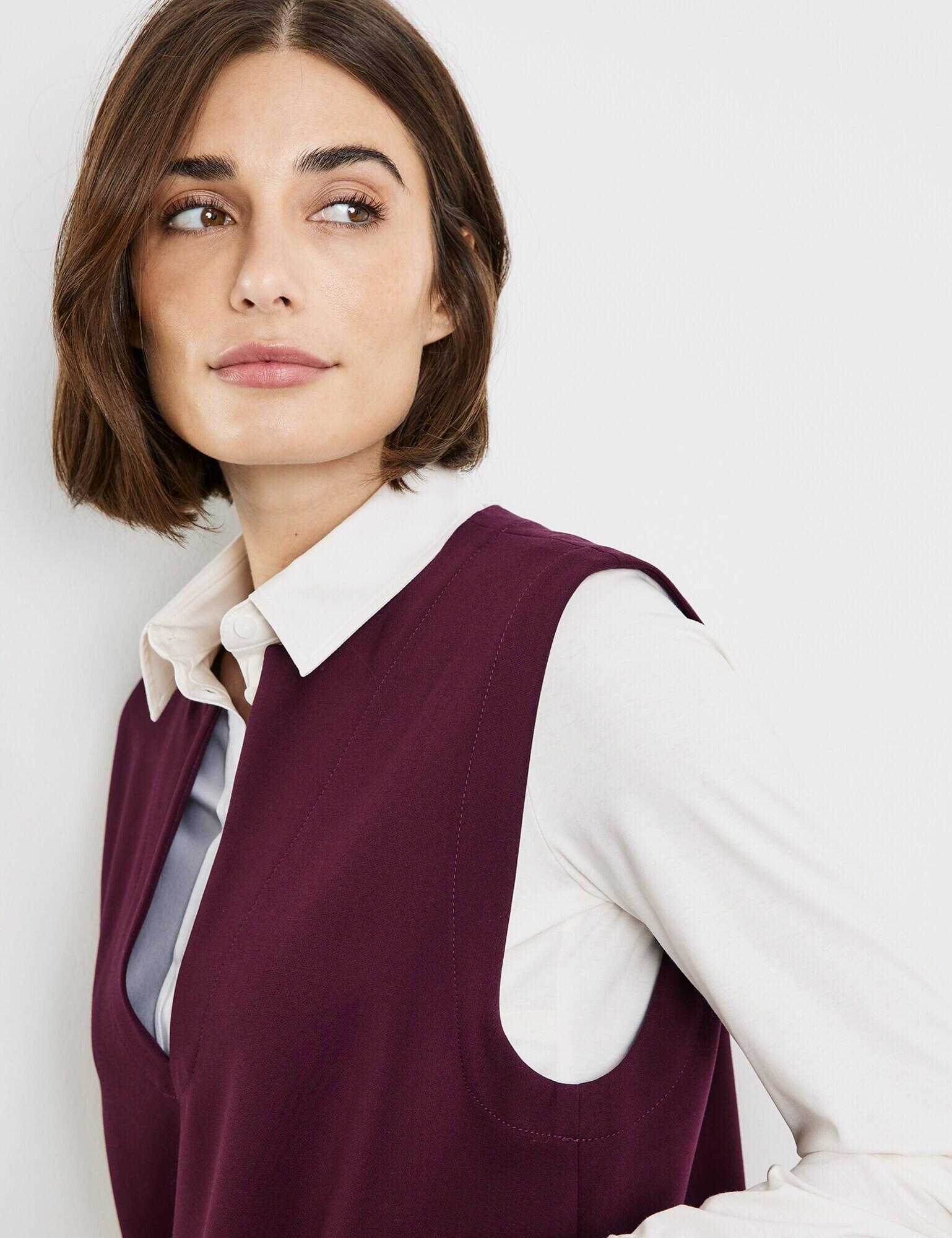 GERRY WEBER Bluză roșu bordeaux - Pled.ro