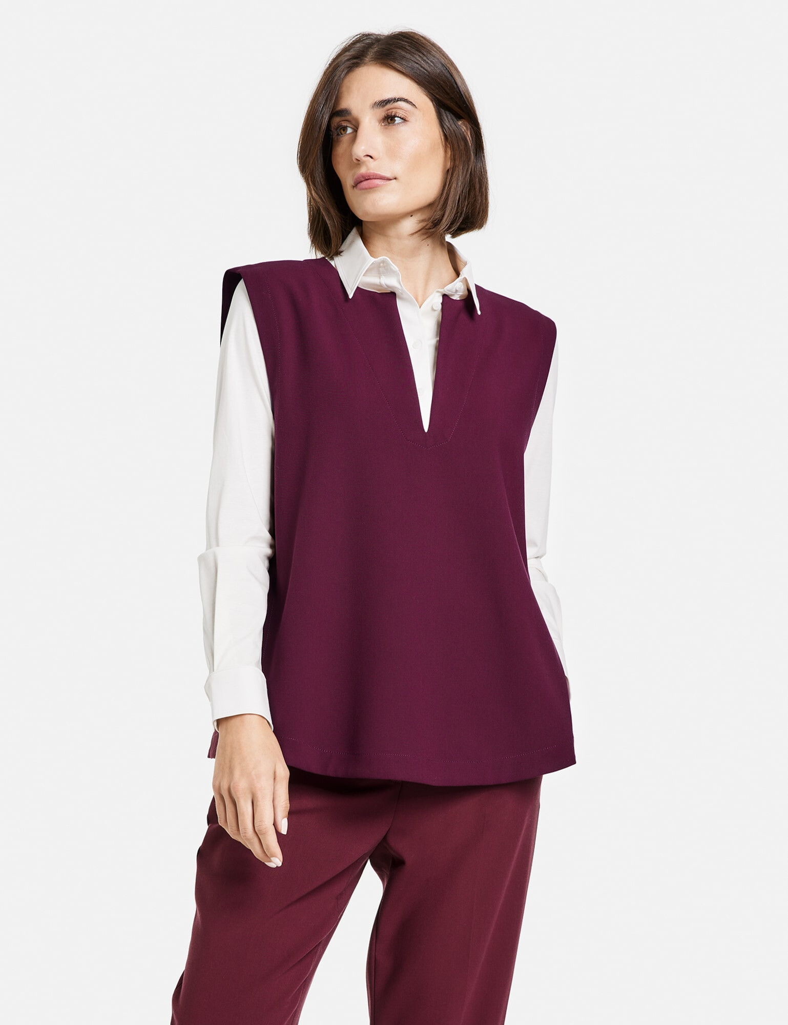 GERRY WEBER Bluză roșu bordeaux - Pled.ro