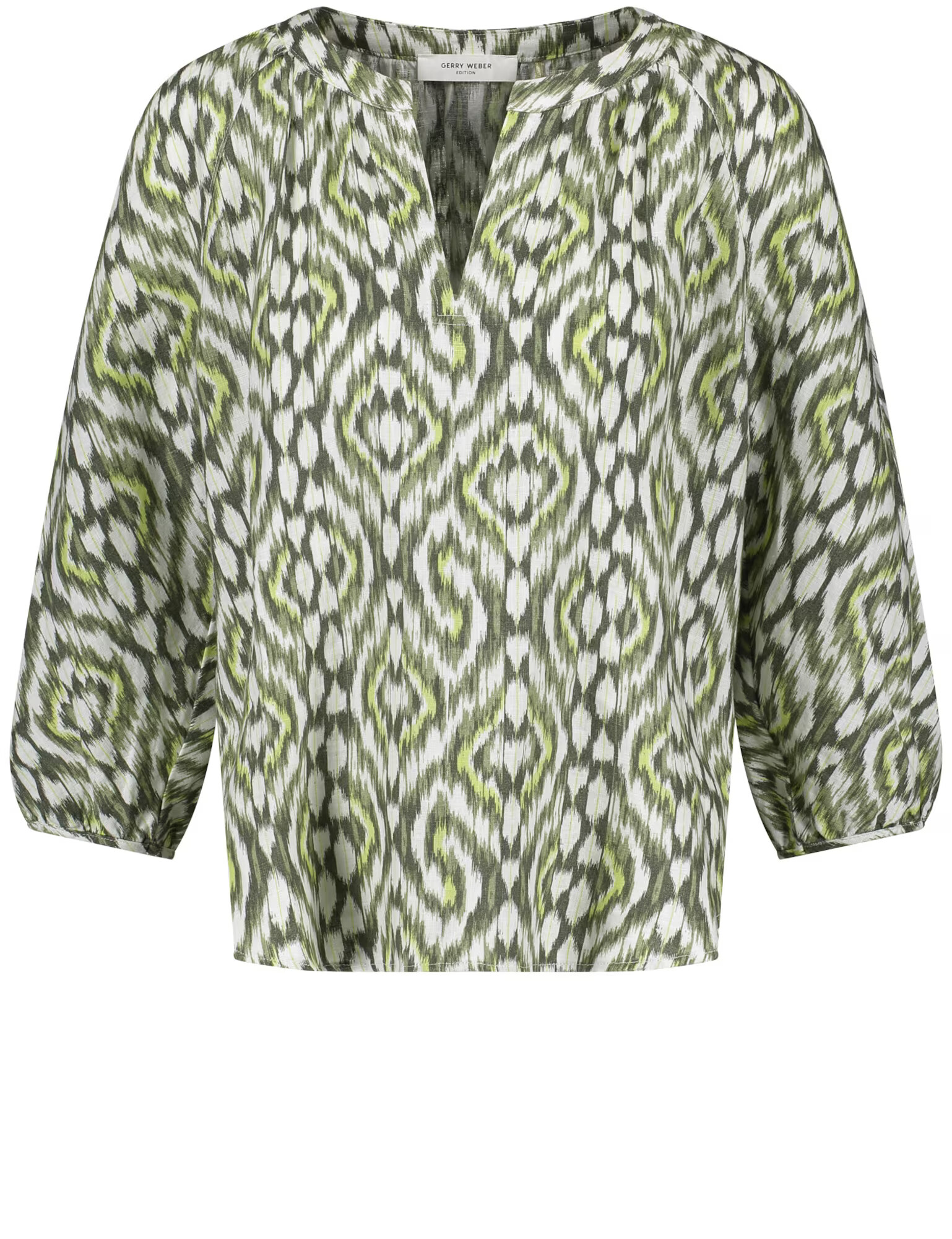 GERRY WEBER Bluză verde deschis / verde închis / alb - Pled.ro