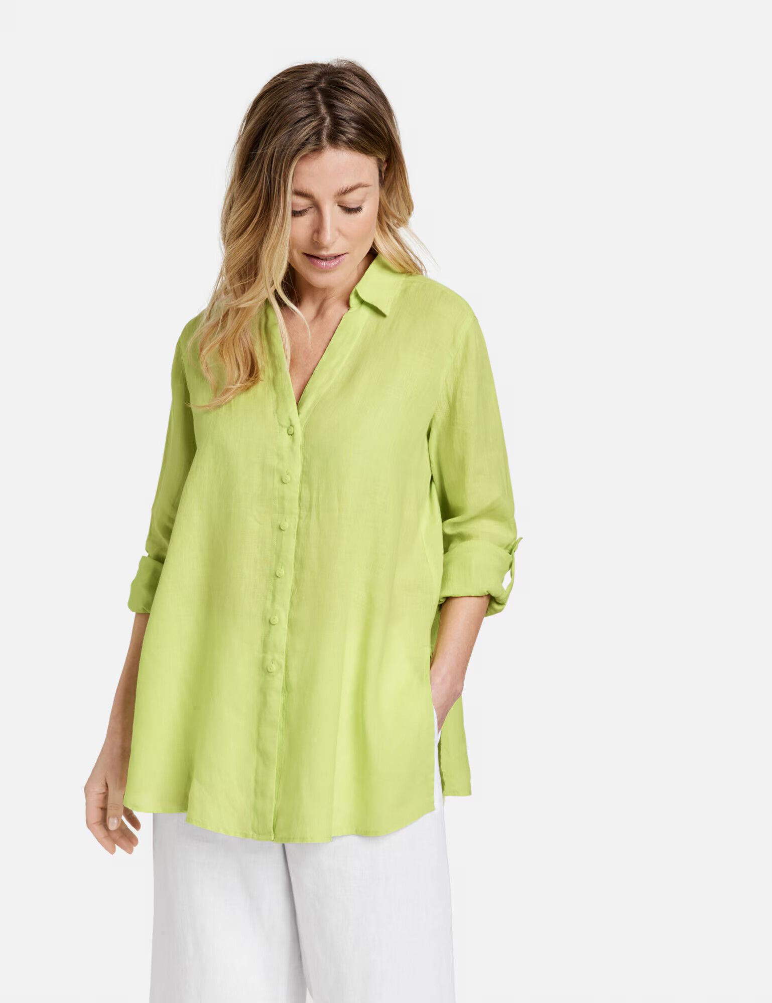 GERRY WEBER Bluză verde limetă - Pled.ro