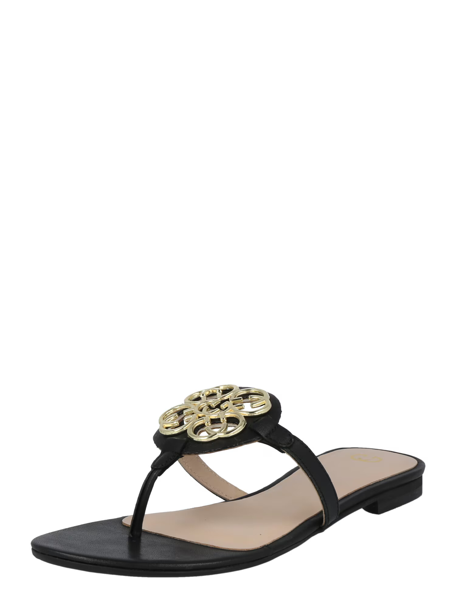 GERRY WEBER Flip-flops 'Gadera' auriu / negru - Pled.ro