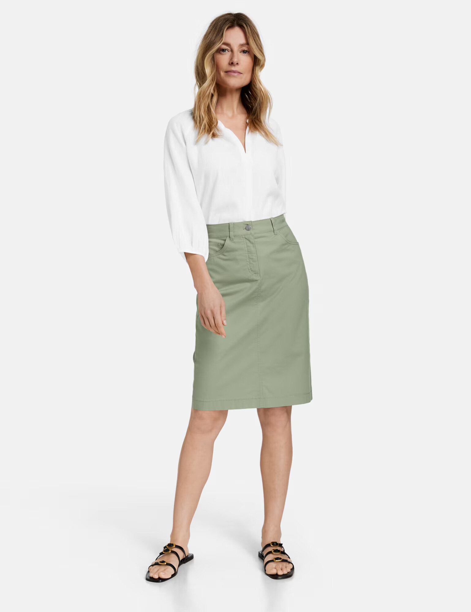 GERRY WEBER Fustă verde deschis - Pled.ro