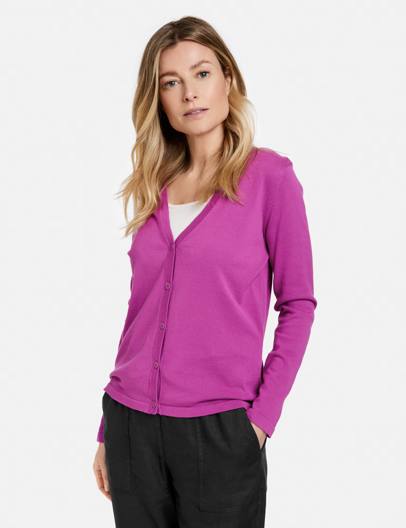 GERRY WEBER Geacă tricotată roșu-violet - Pled.ro