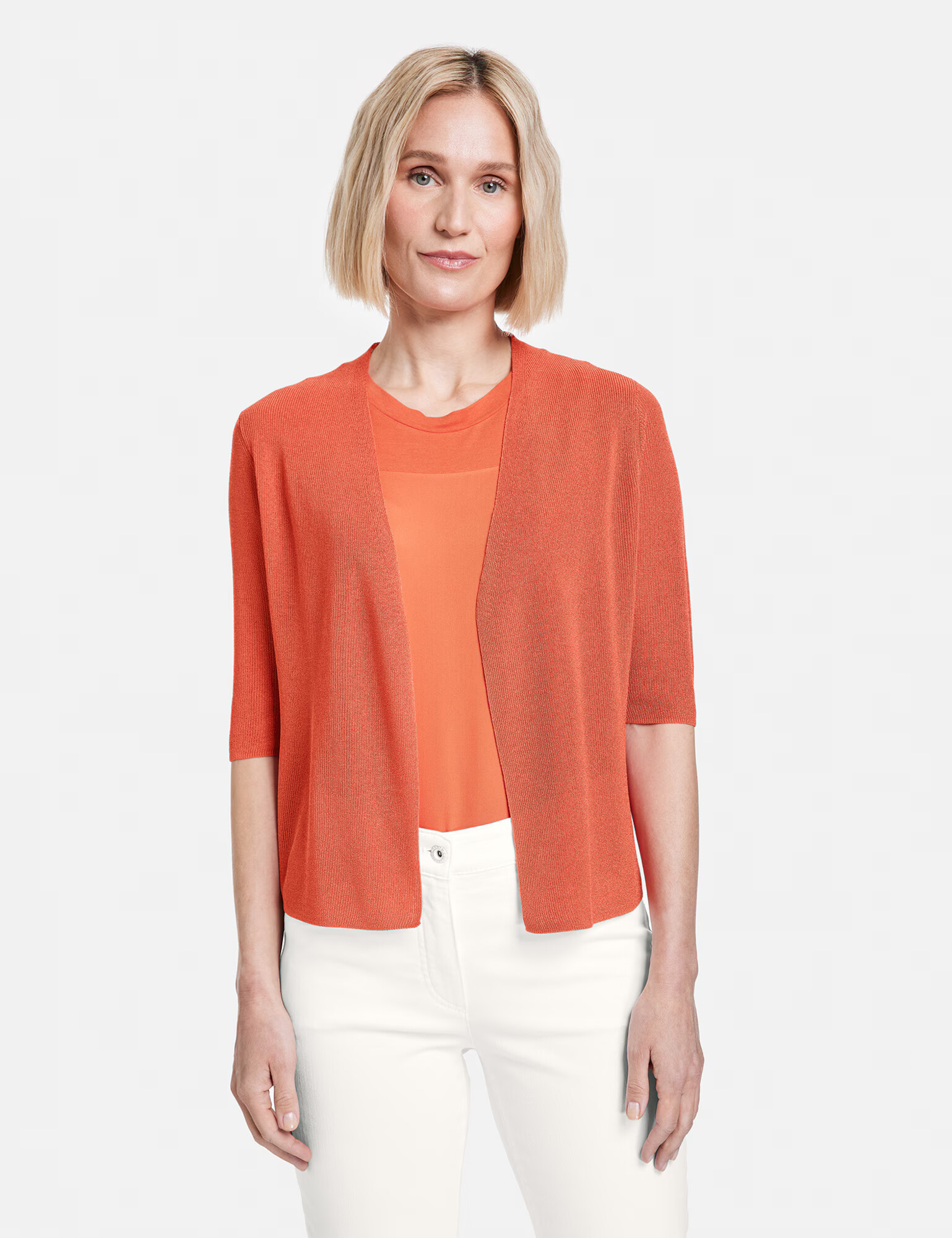 GERRY WEBER Geacă tricotată roșu orange - Pled.ro