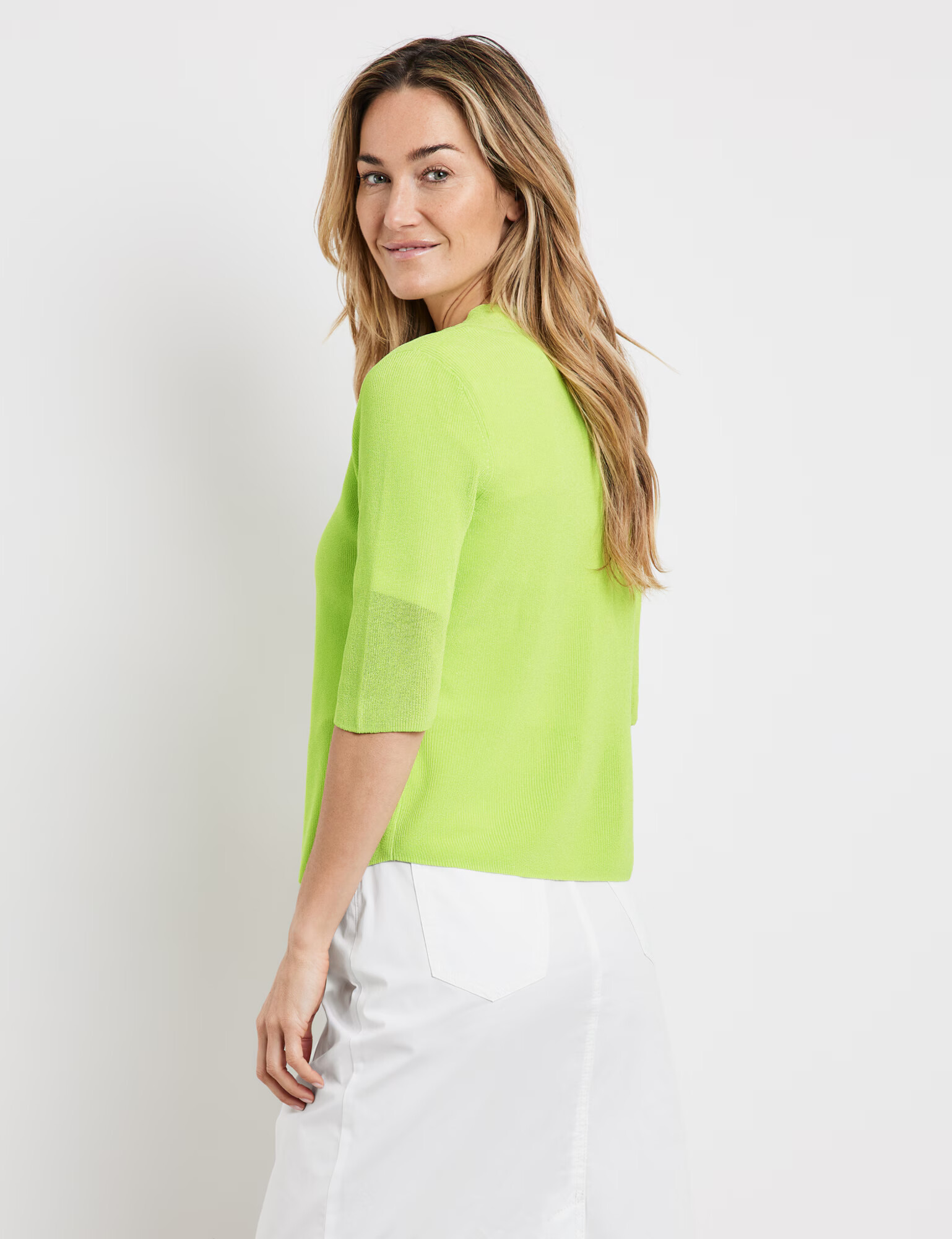 GERRY WEBER Geacă tricotată verde limetă - Pled.ro