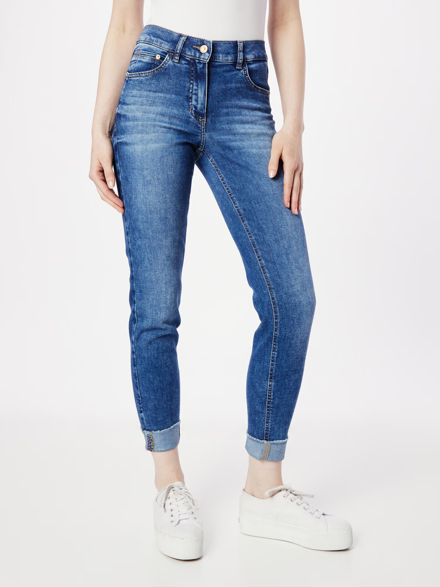 GERRY WEBER Jeans albastru denim - Pled.ro