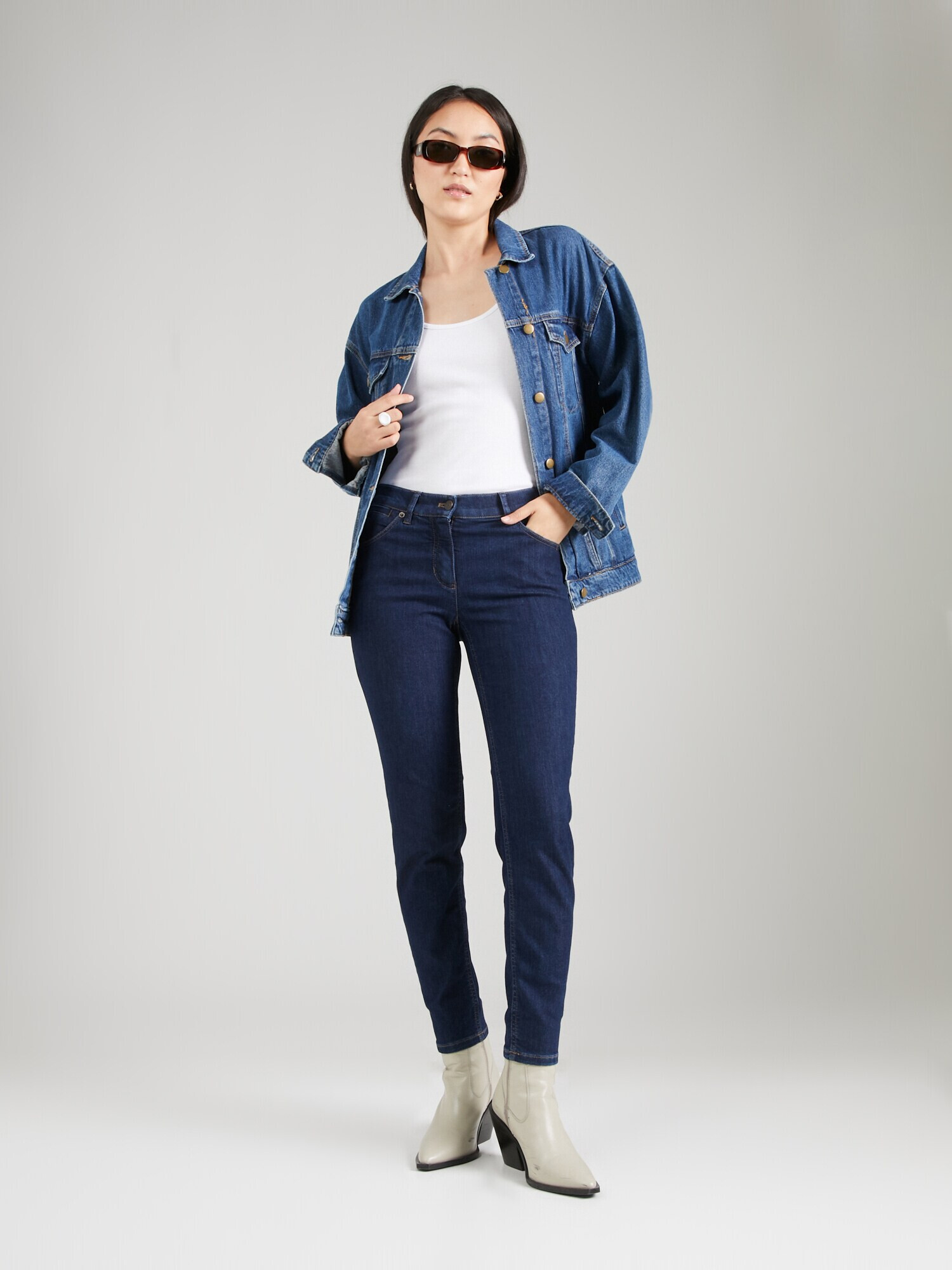 GERRY WEBER Jeans albastru închis - Pled.ro