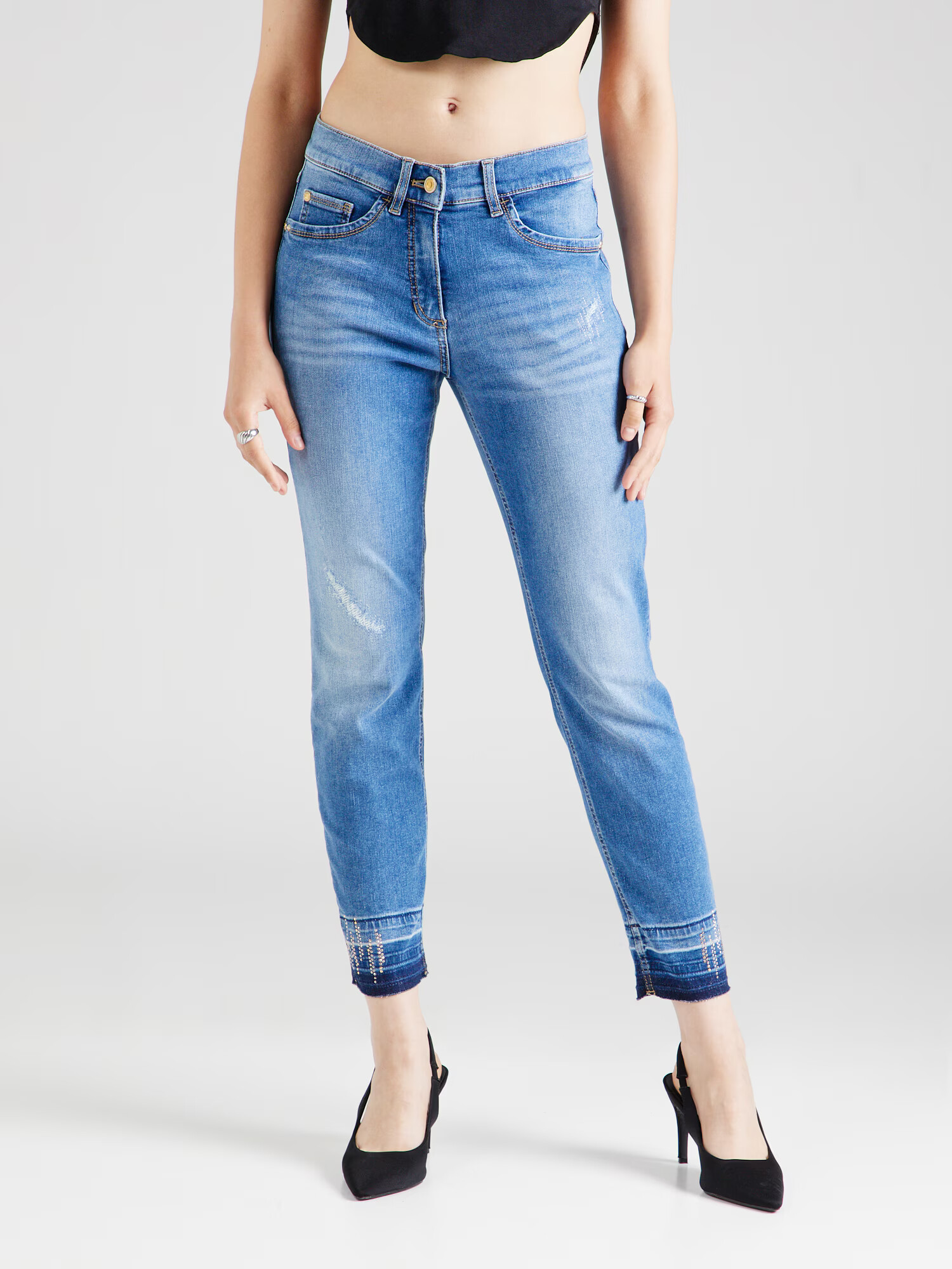 GERRY WEBER Jeans 'Best4me' albastru denim - Pled.ro