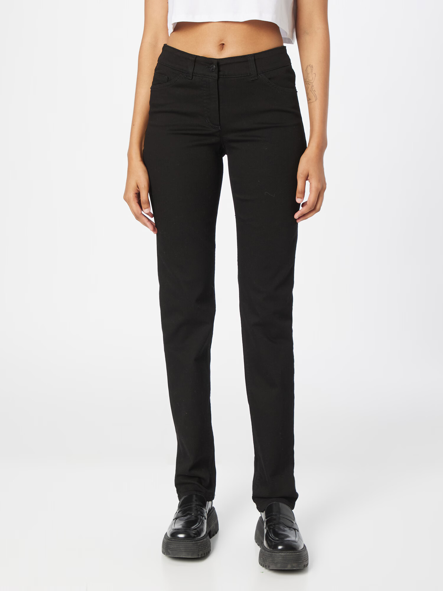 GERRY WEBER Jeans 'Best4me' negru - Pled.ro