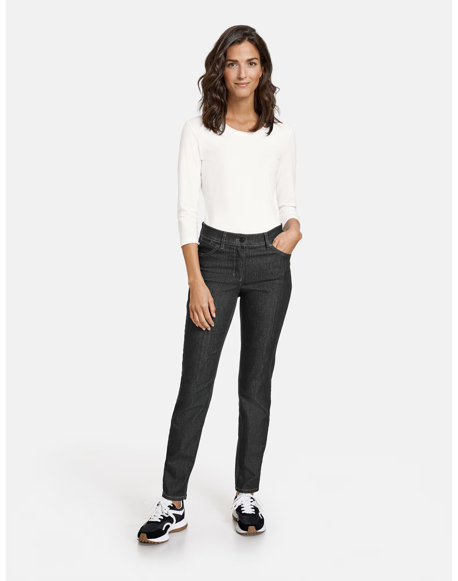 GERRY WEBER Jeans 'Best4me' negru denim - Pled.ro