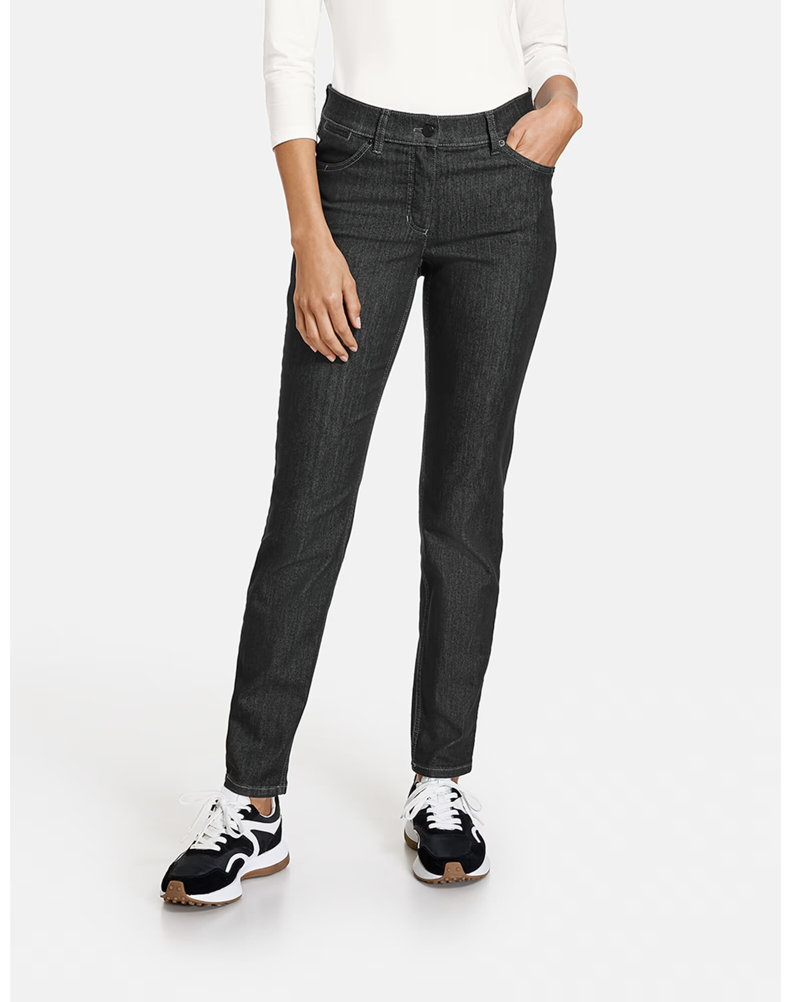 GERRY WEBER Jeans 'Best4me' negru denim - Pled.ro