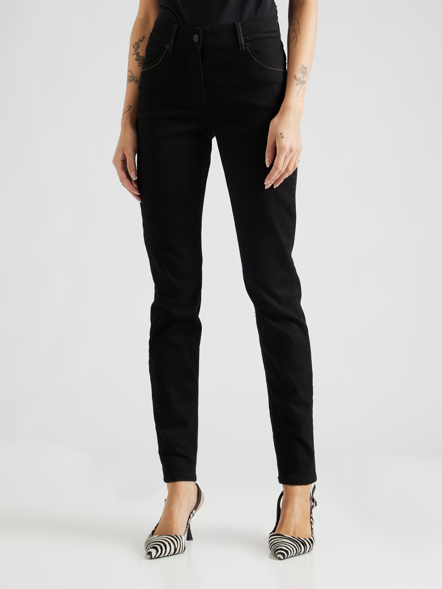 GERRY WEBER Jeans 'Best4me' negru denim - Pled.ro