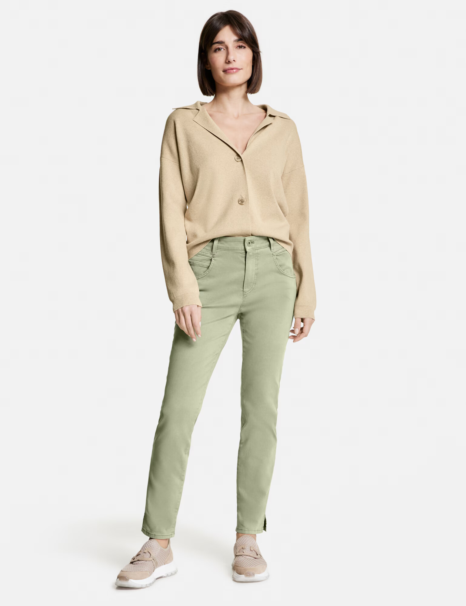 GERRY WEBER Jeans verde pastel - Pled.ro