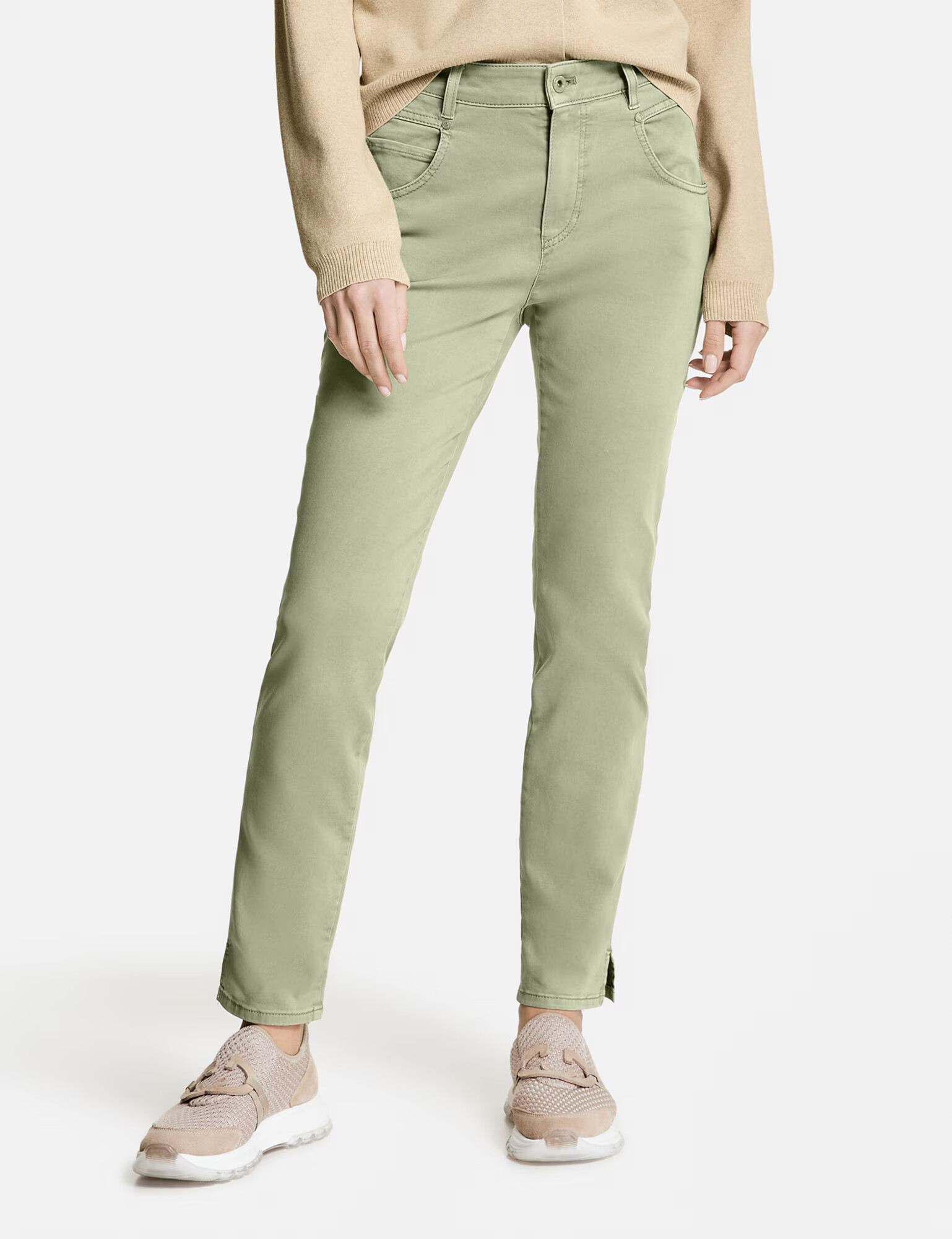 GERRY WEBER Jeans verde pastel - Pled.ro