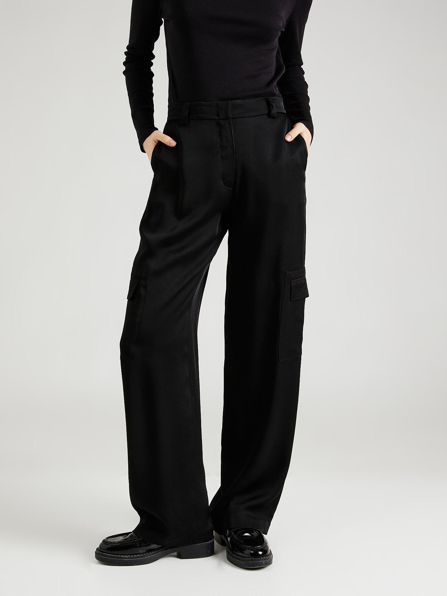 GERRY WEBER Pantaloni cu buzunare negru - Pled.ro